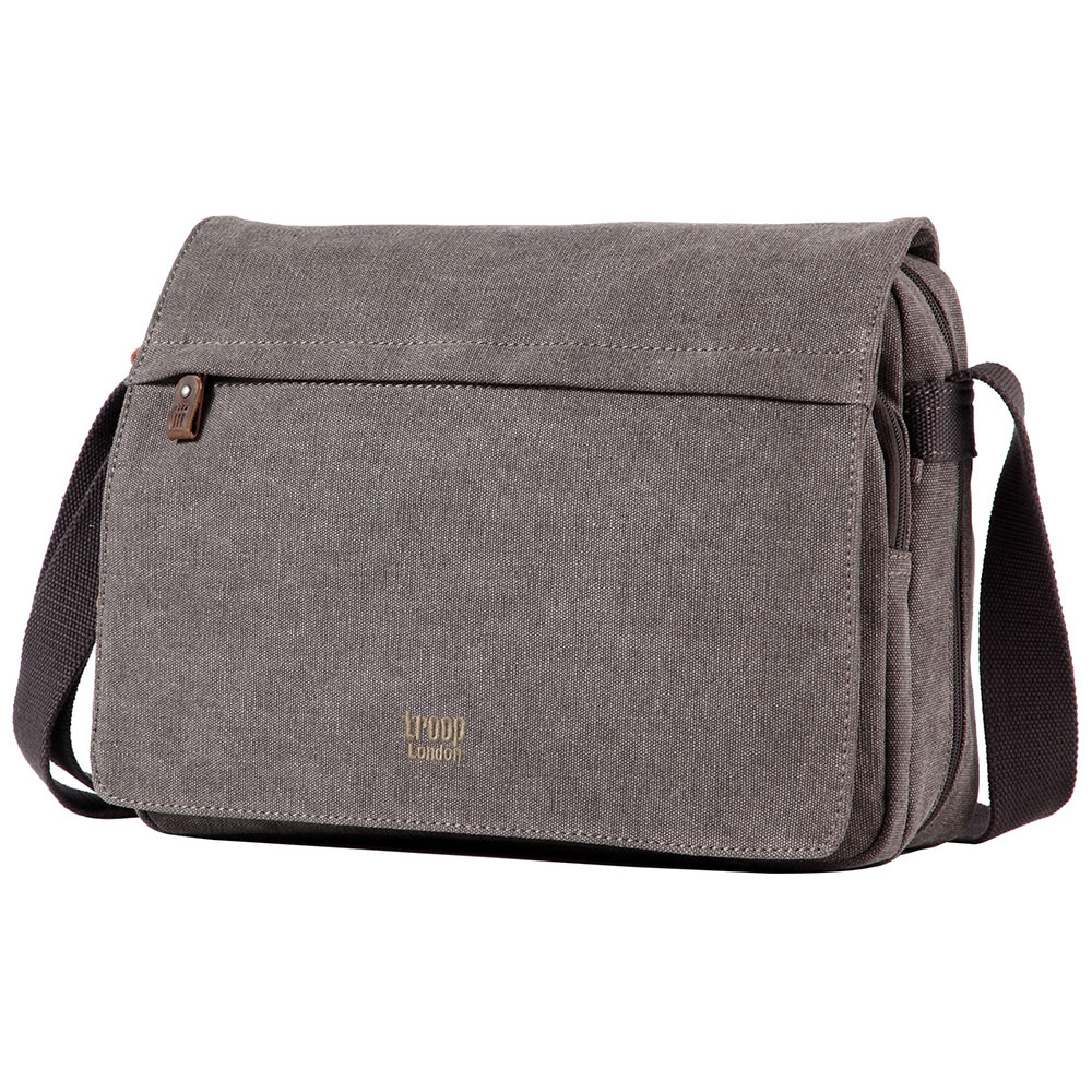 Classic Messenger Bag - Charcoal