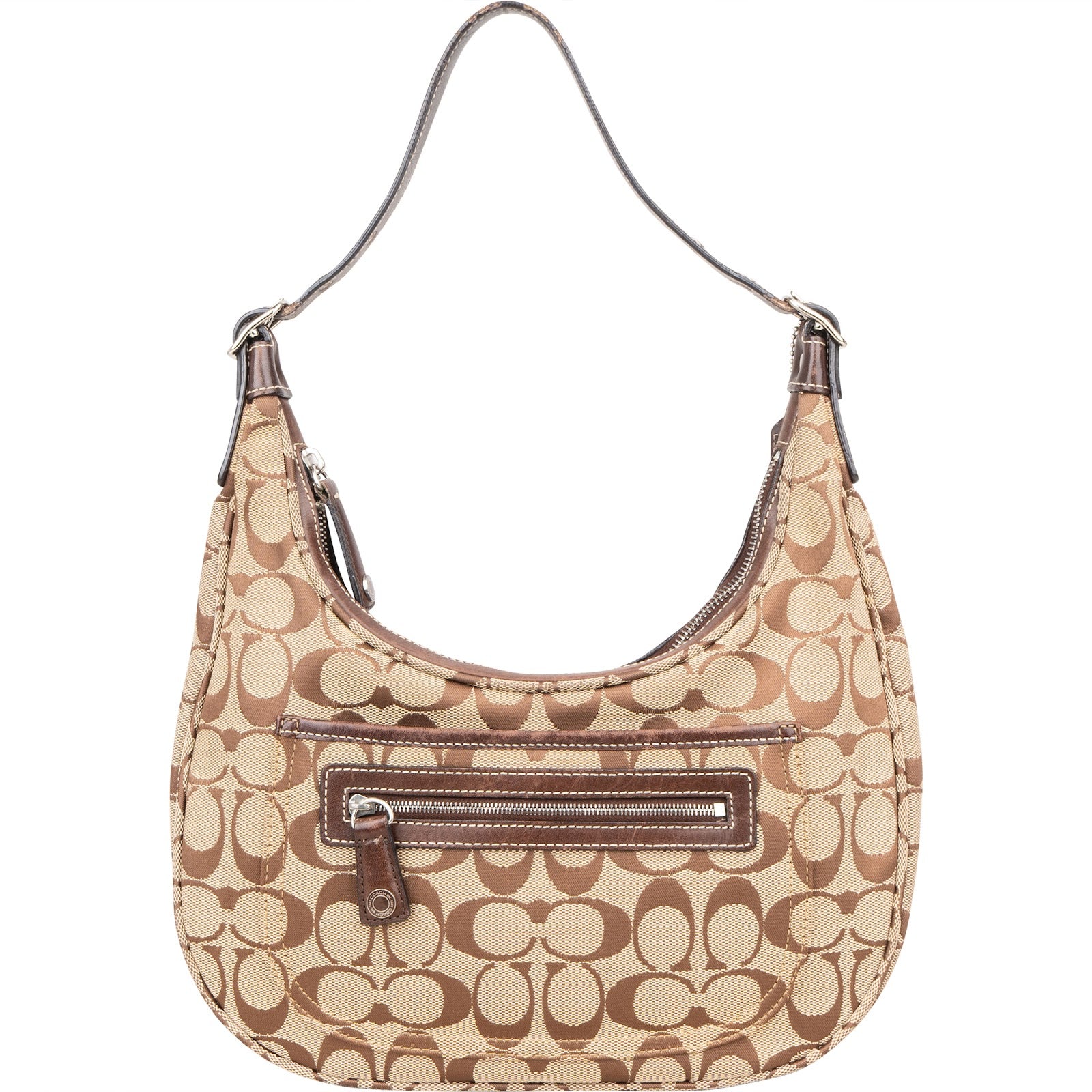Coach Monogram Signature Shoulder Bag
