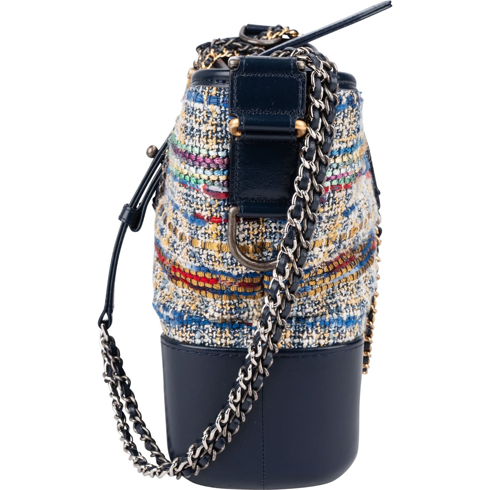Chanel Tweed & Lambkin Gabrielle Crossbody Bag