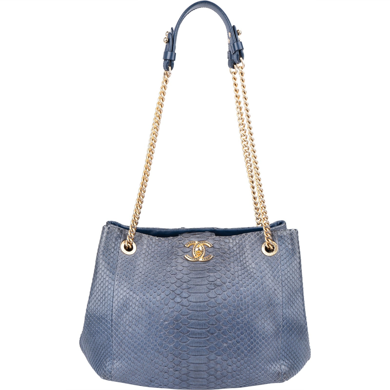 Chanel - Python CC Shopping Shoulder Bag