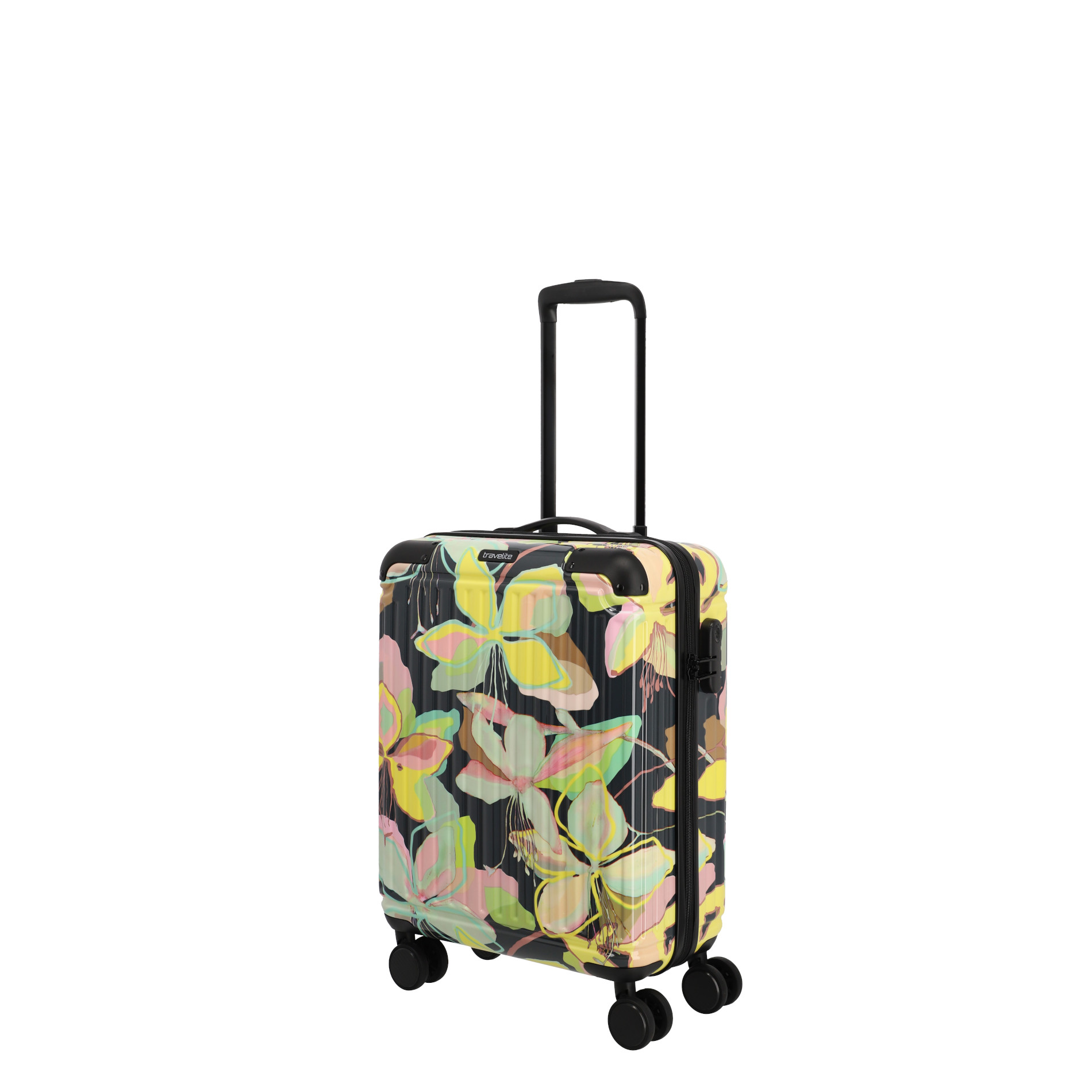 CRUISE Bordtrolley S (55 cm) mit 4 Rollen - Gelbe Orchidee
