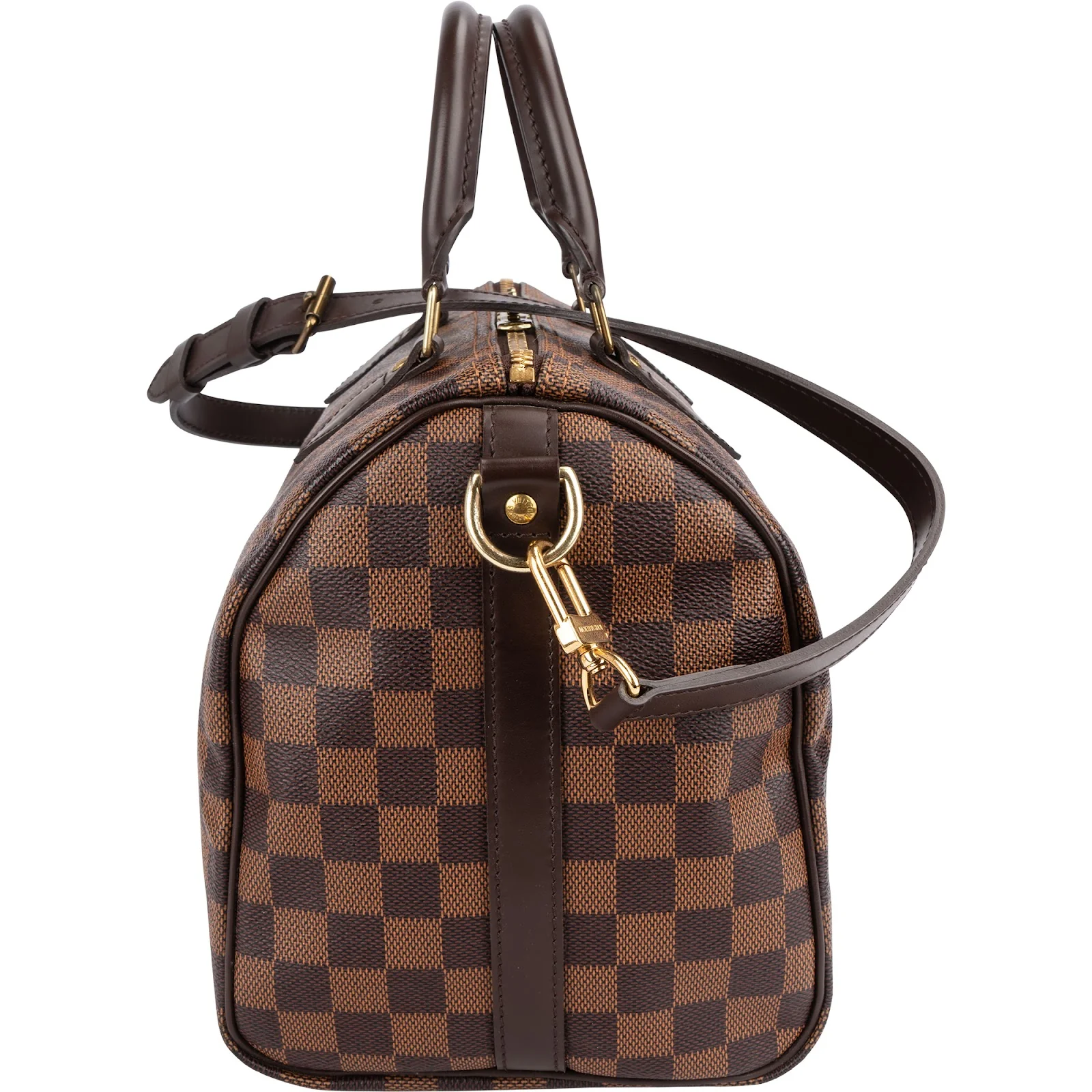 Louis Vuitton Monogram Damier Ebene Speedy 30 Bandoulière Boston Bag