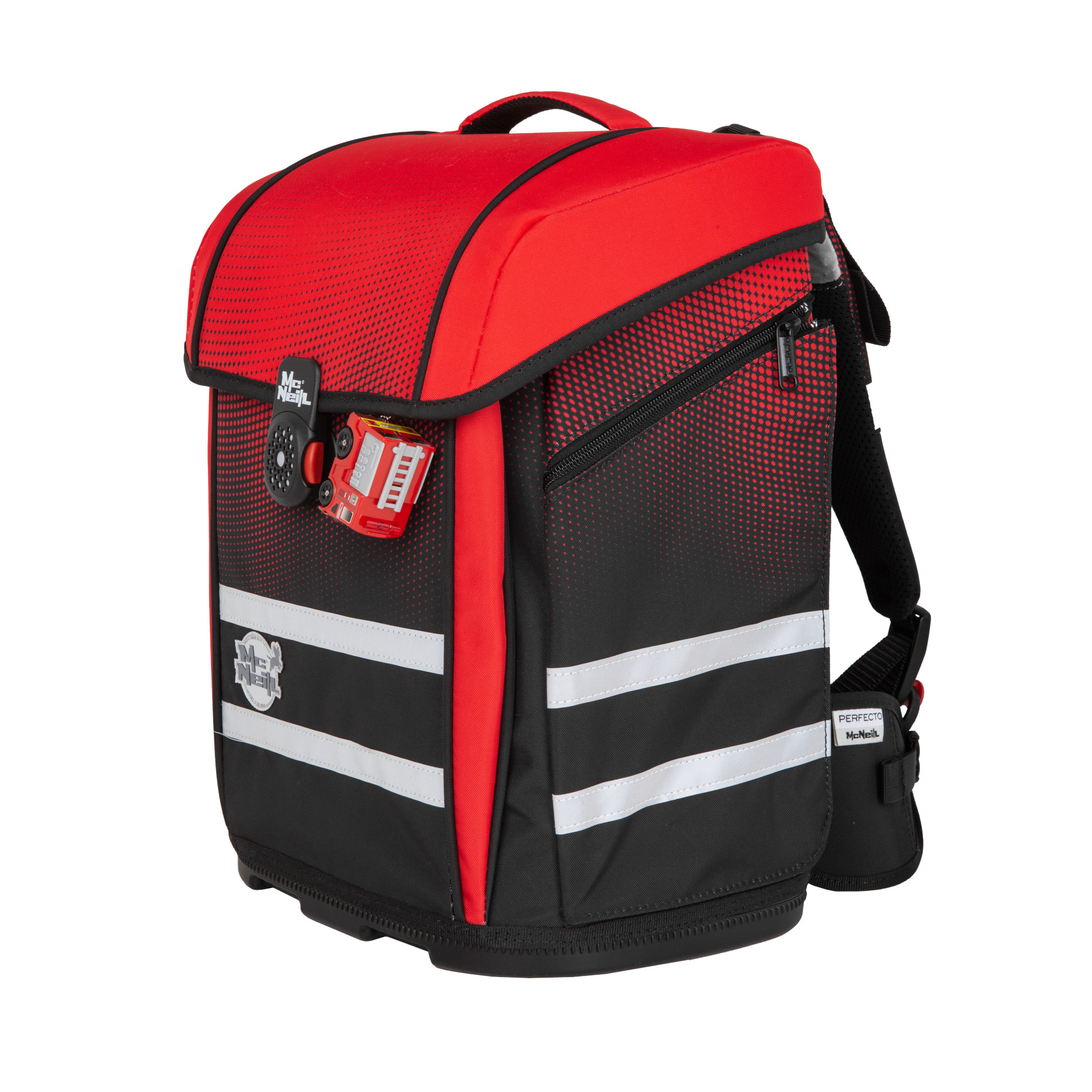 McNeill Schulranzen-Set PERFECTO 5tlg. - Gradient Cranberry