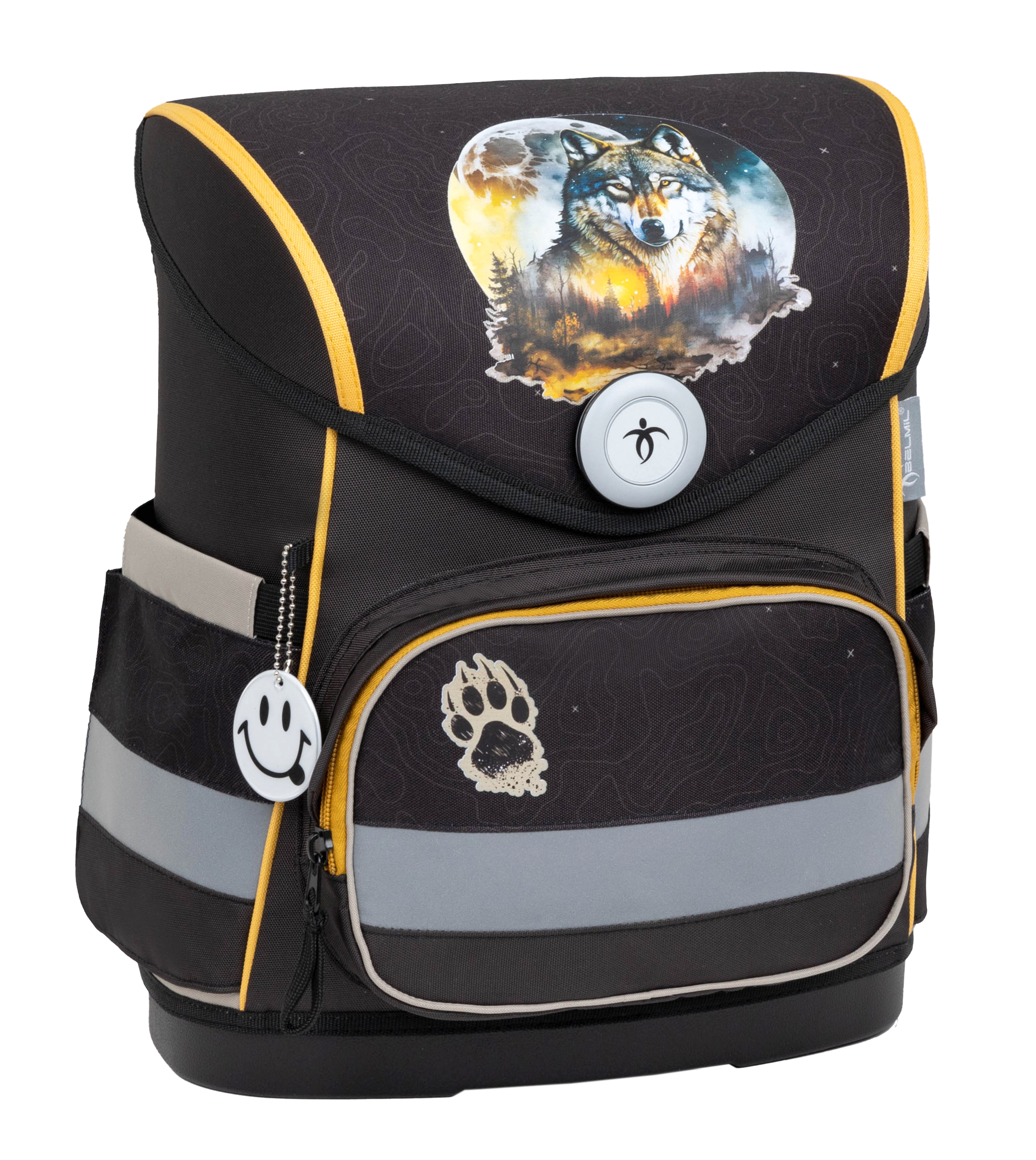 Compact satchel set 4-piece with chest strap - Moonless Night