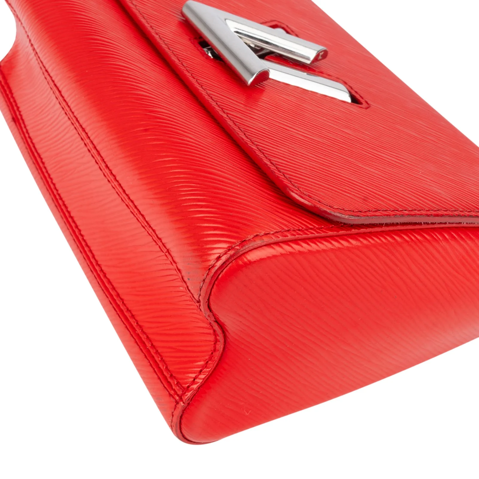Louis Vuitton Red Epi Leather Twist Crossbody Bag
