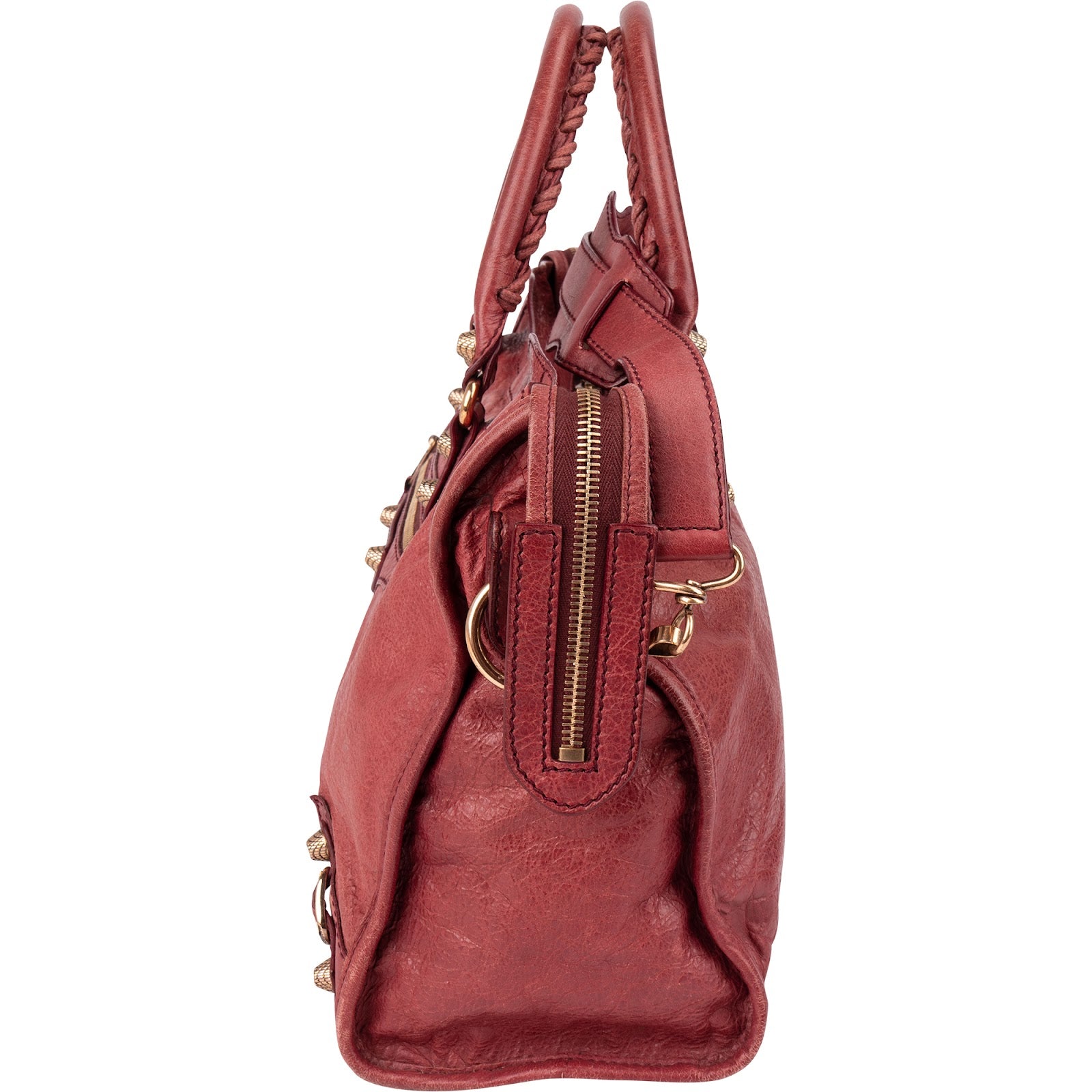 Balenciaga Pink Leather Classic City Handbag