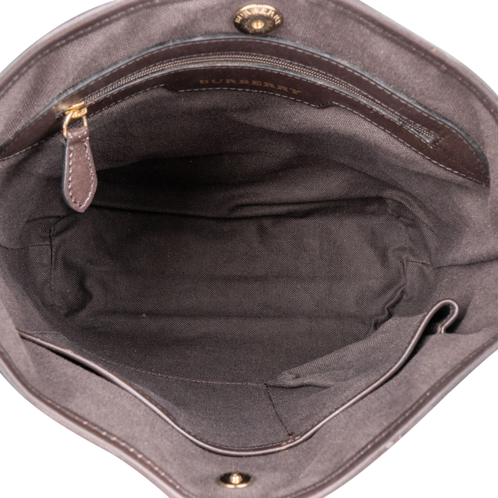 Burberry Nova-Check Monogram Tote Handbag