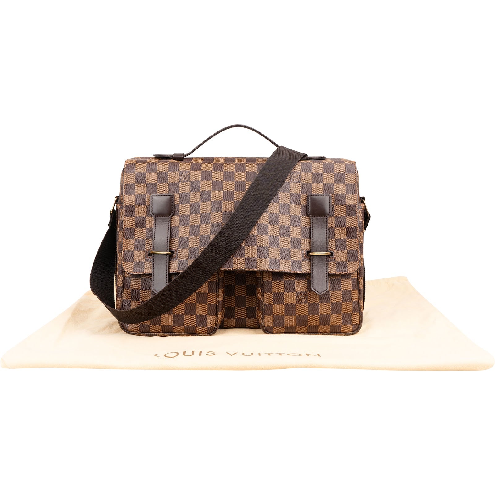 Louis Vuitton Monogram Damier Ebene Broadway Crossbody Bag