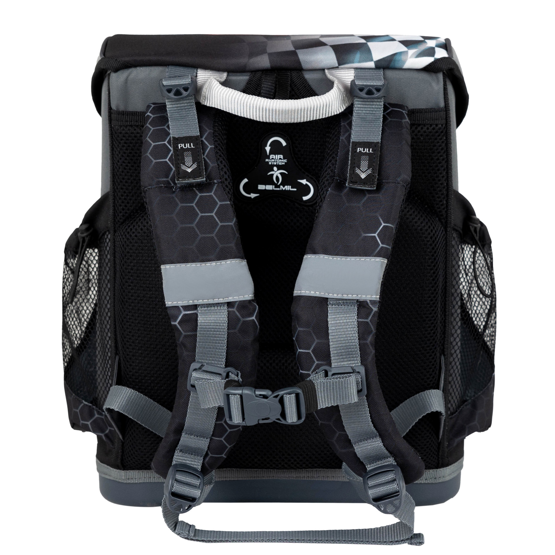 Belmil Mini-Fit ergonomisches Schulranzen-Set 4-teilig "Race It"