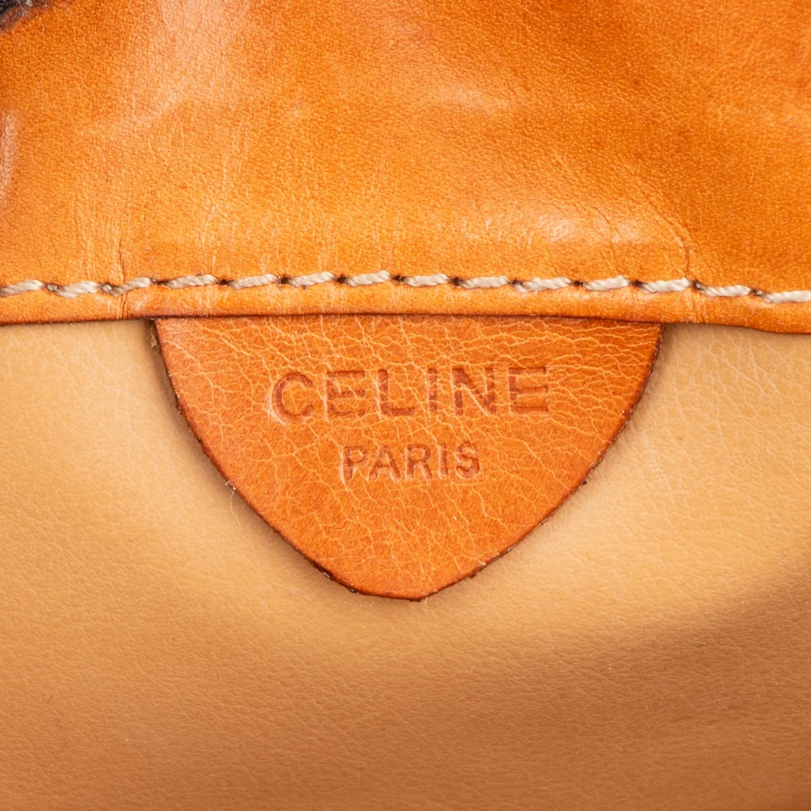Celine Monogram Macadam Drawstring Bucket Shoulder Bag
