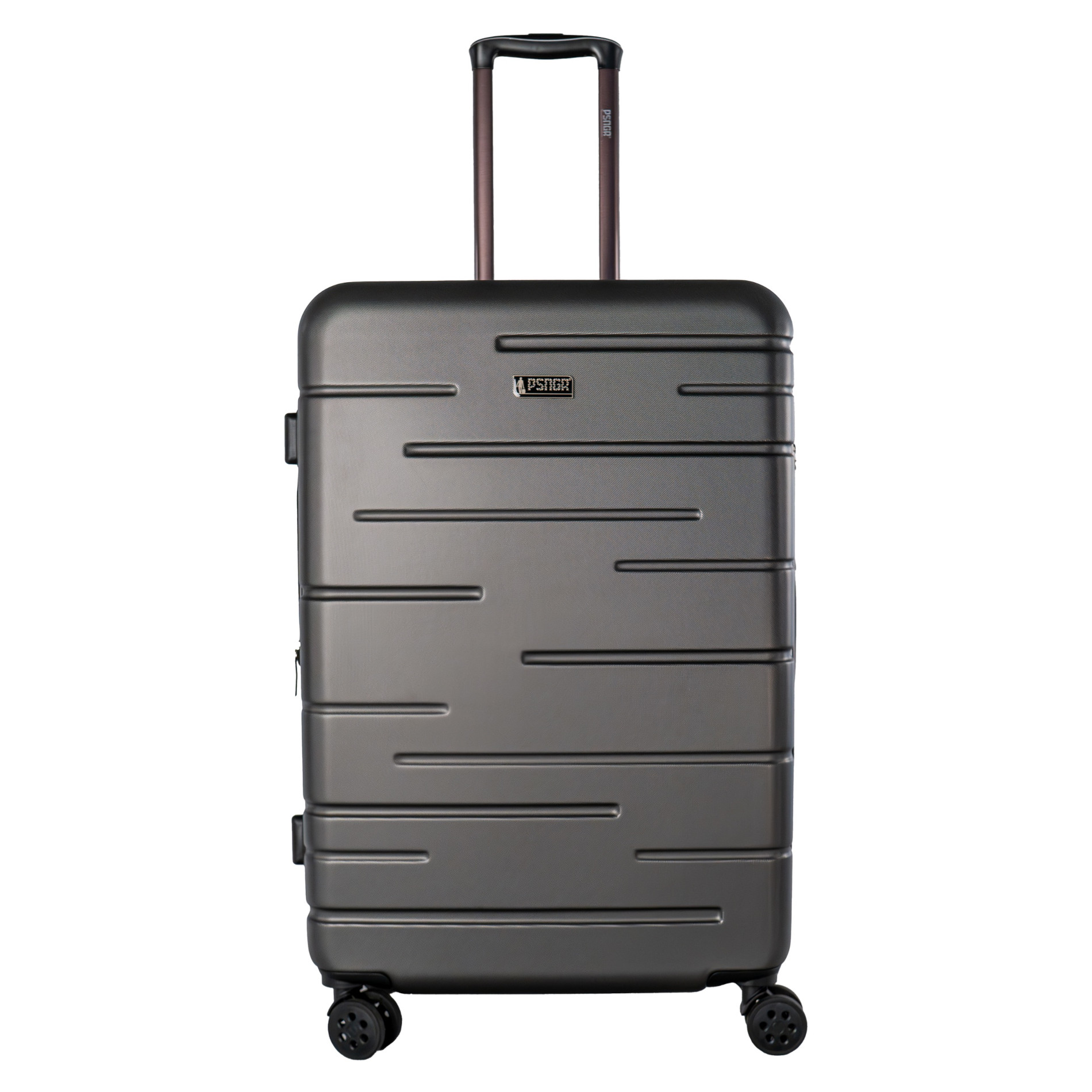 Stripes Kofferset 2-teilig (L,M) Erweiterbar - DK Grey