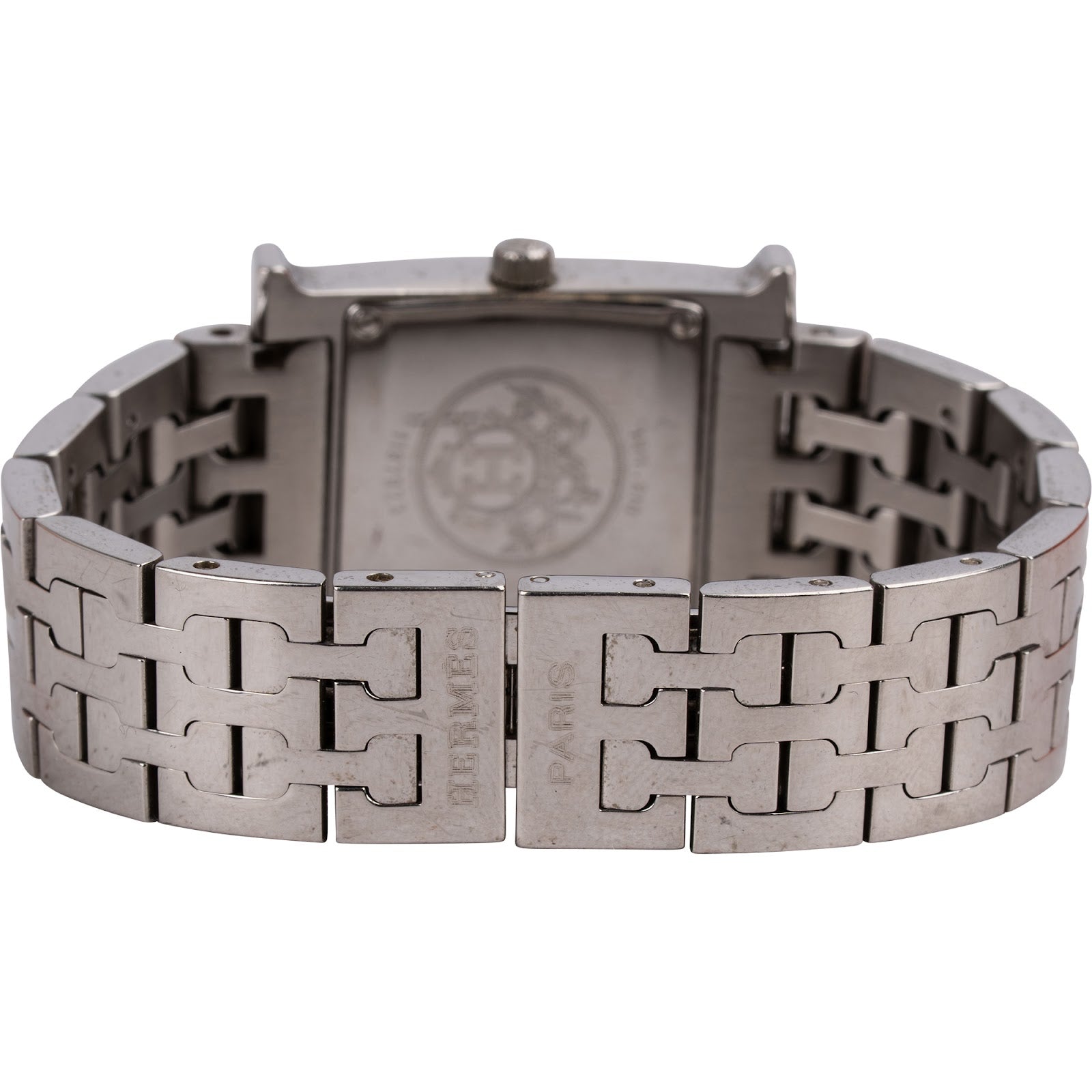 Hermès Silver Tone Heure H HH1.210 Damenuhr