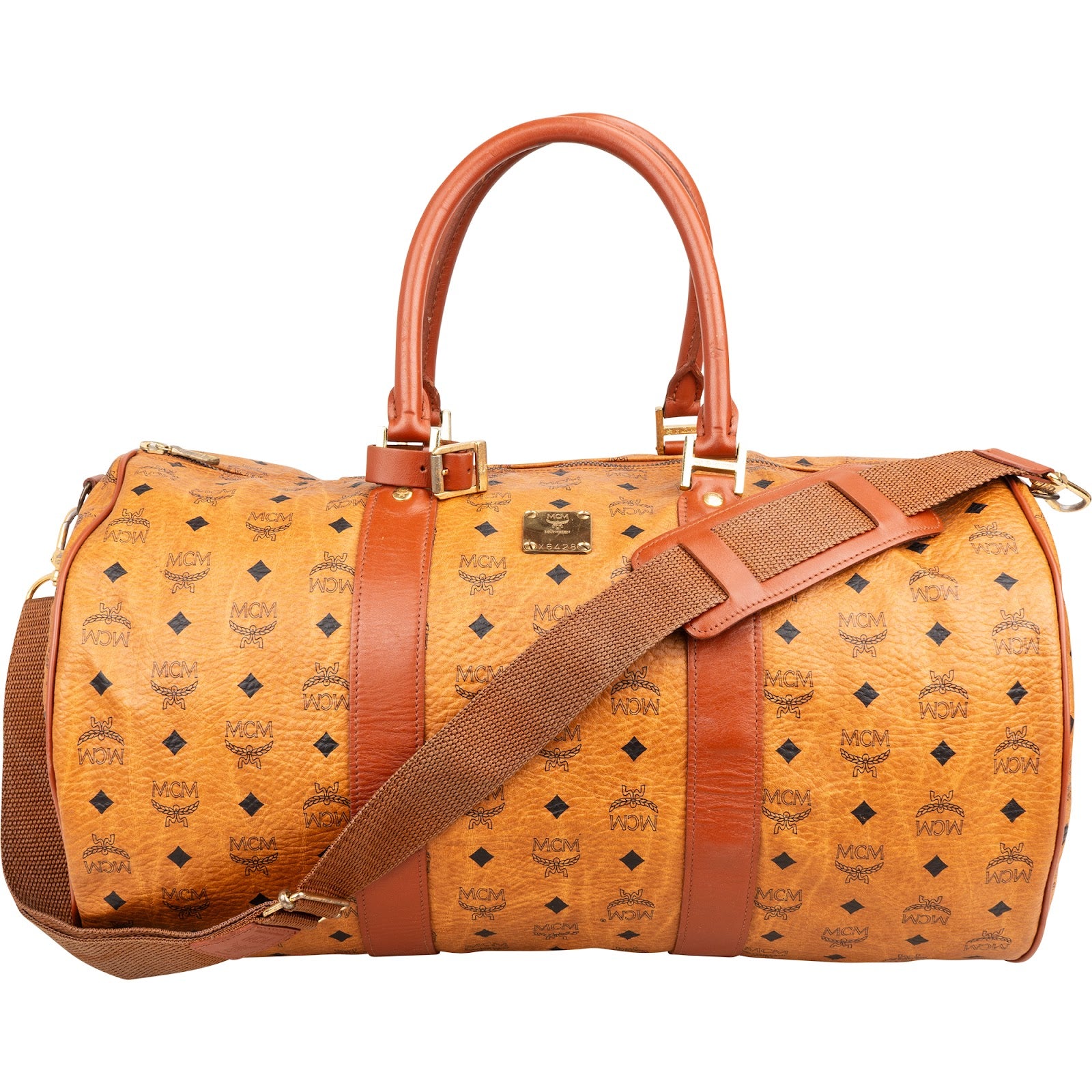 Torba podróżna MCM Monogram Visetos Boston 50