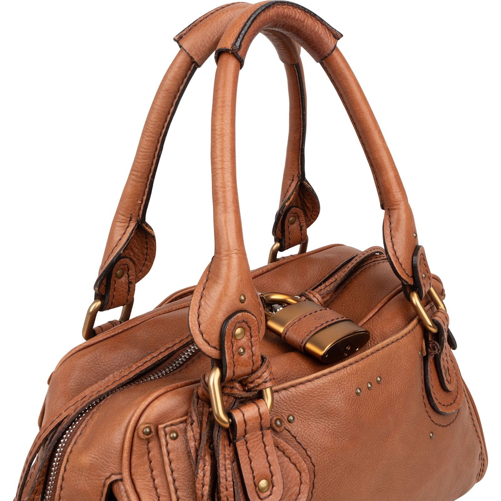 Chloé Leather Paddington Satchel Handbag
