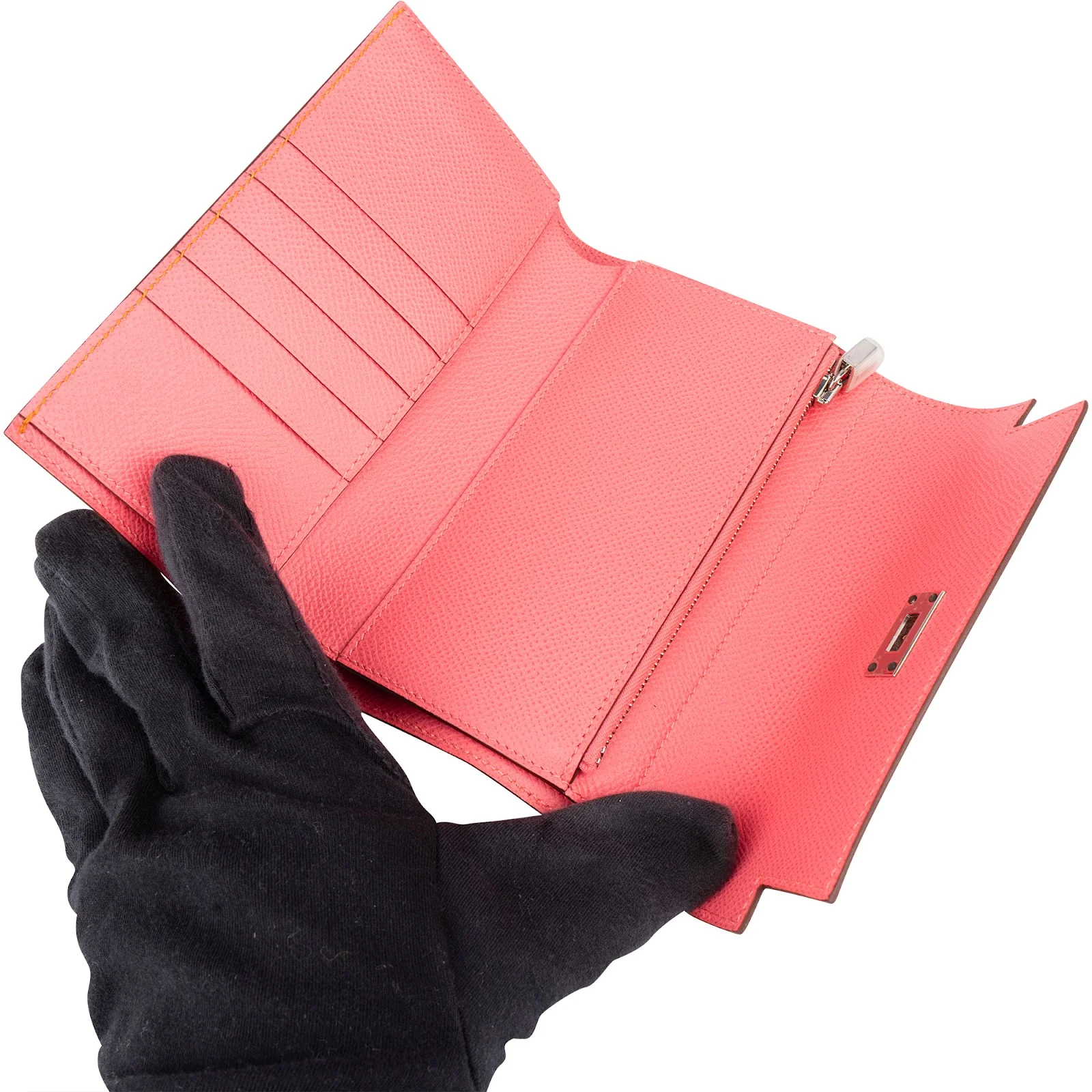 Hermès Epsom Leather Kelly Compact Wallet