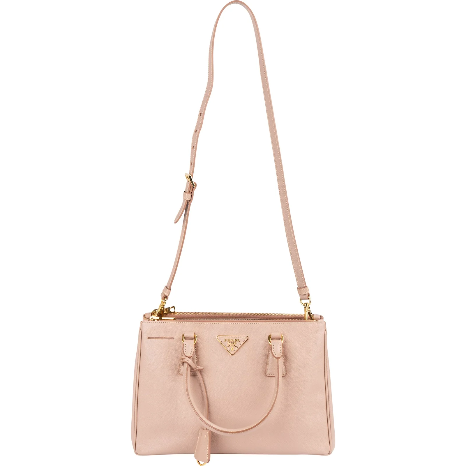 Prada Saffiano Vernice Galleria Handbag