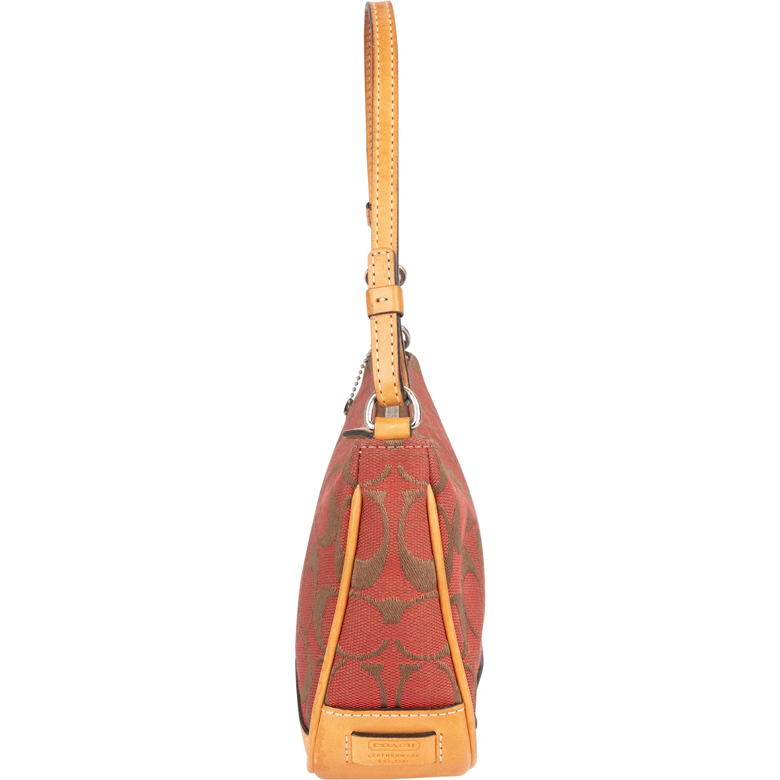 Coach Signature Monogram Pochette Handbag