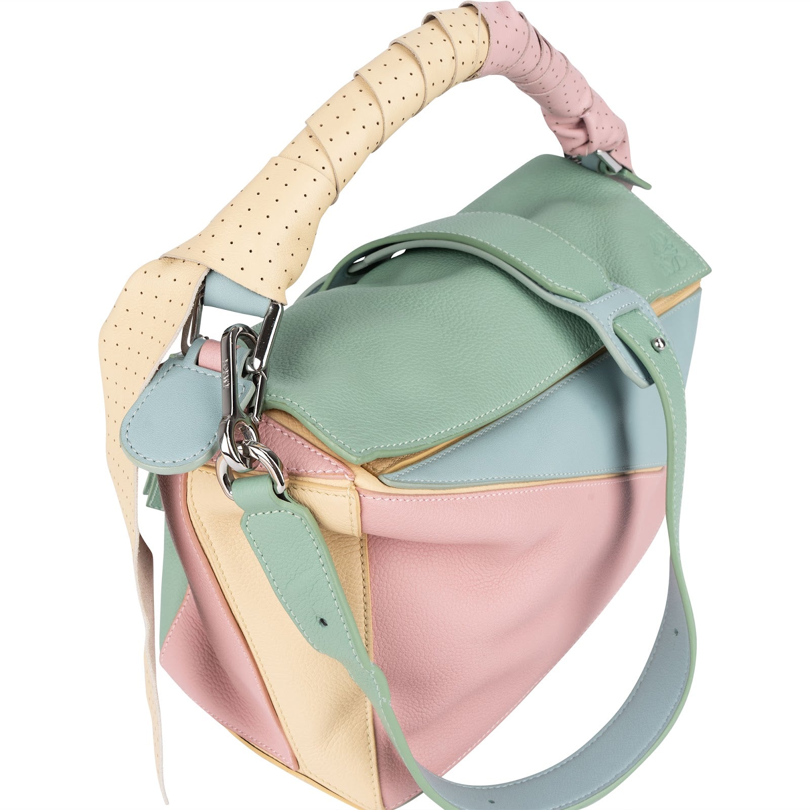 Sac à bandoulière Loewe « Puzzle » en cuir multicolore