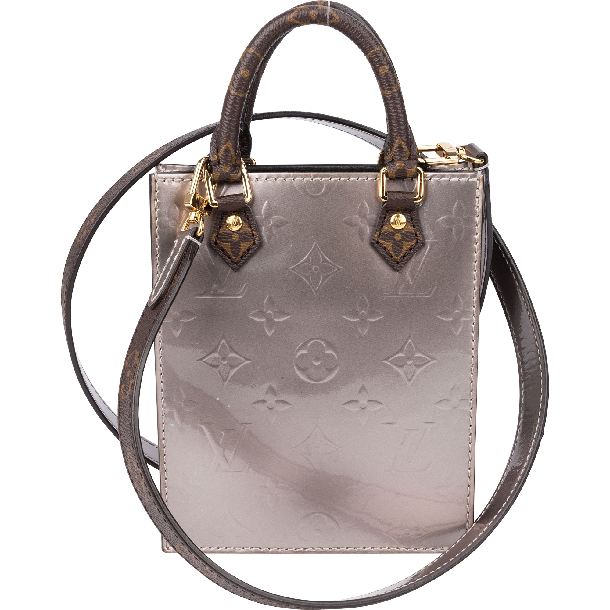 Louis Vuitton Vernis Monogram Petite Sac Plat