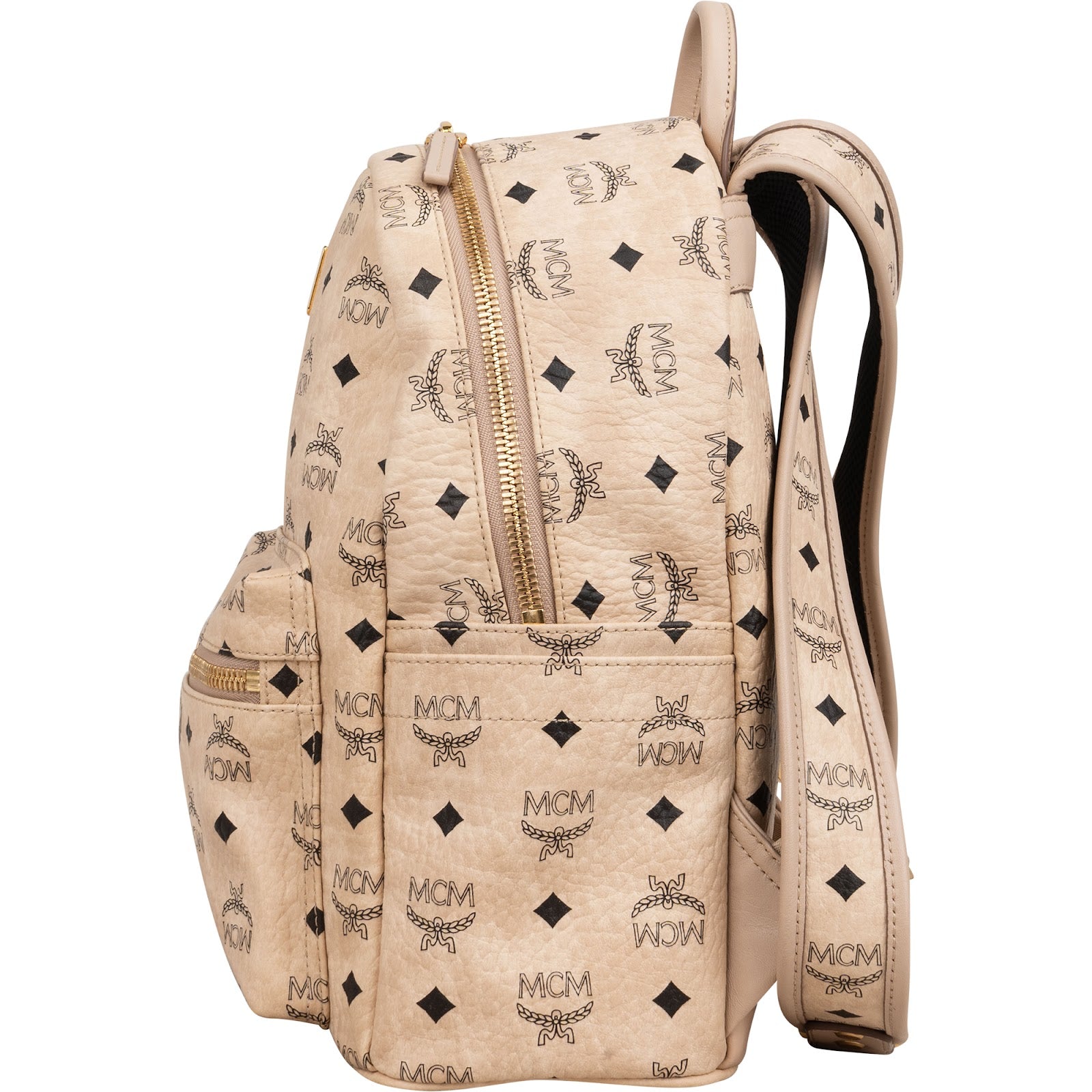 MCM Monogram Visetos Zoo Rabbit Small Stark Backpack