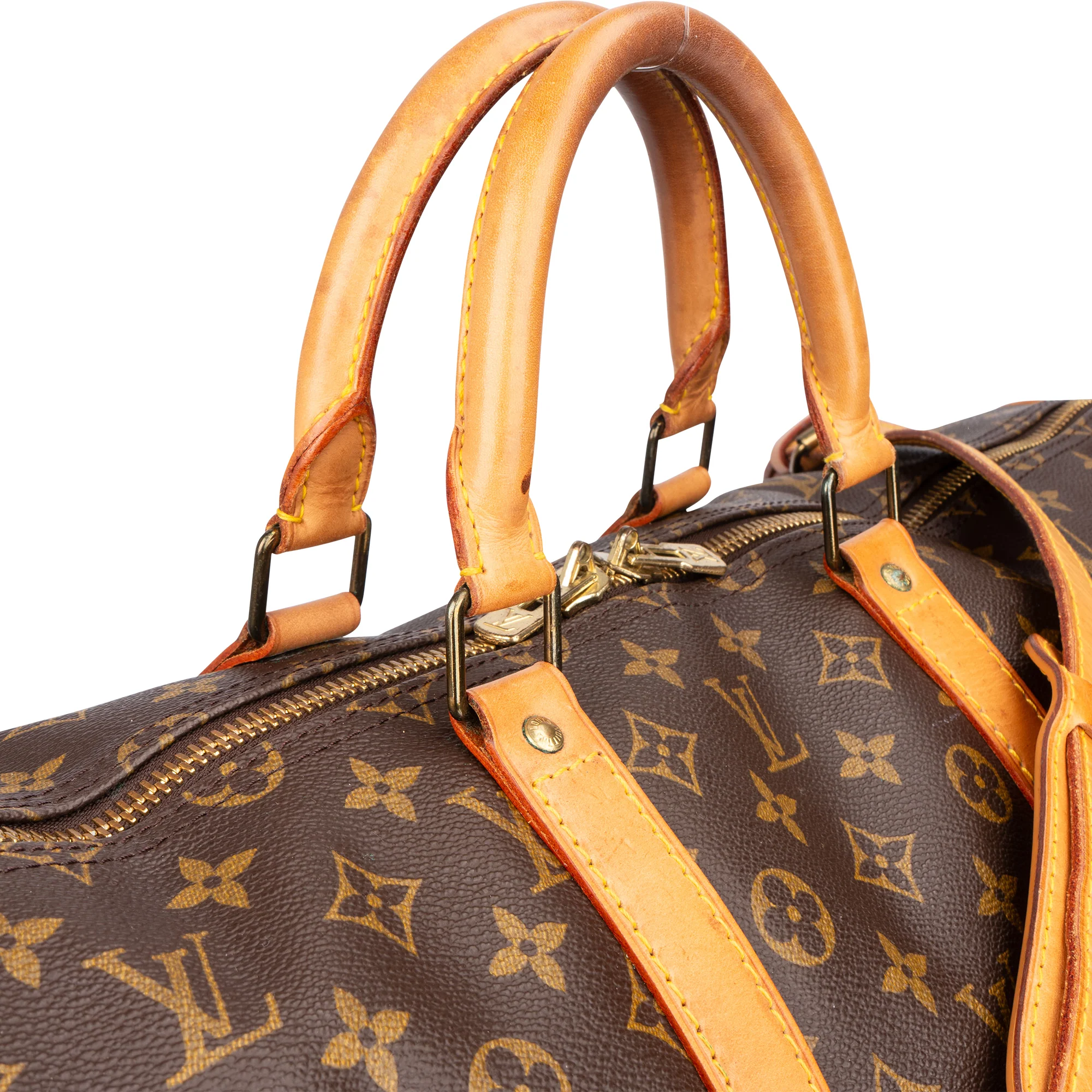 Louis Vuitton Canvas Monogram Keepall 55 Bandouliere