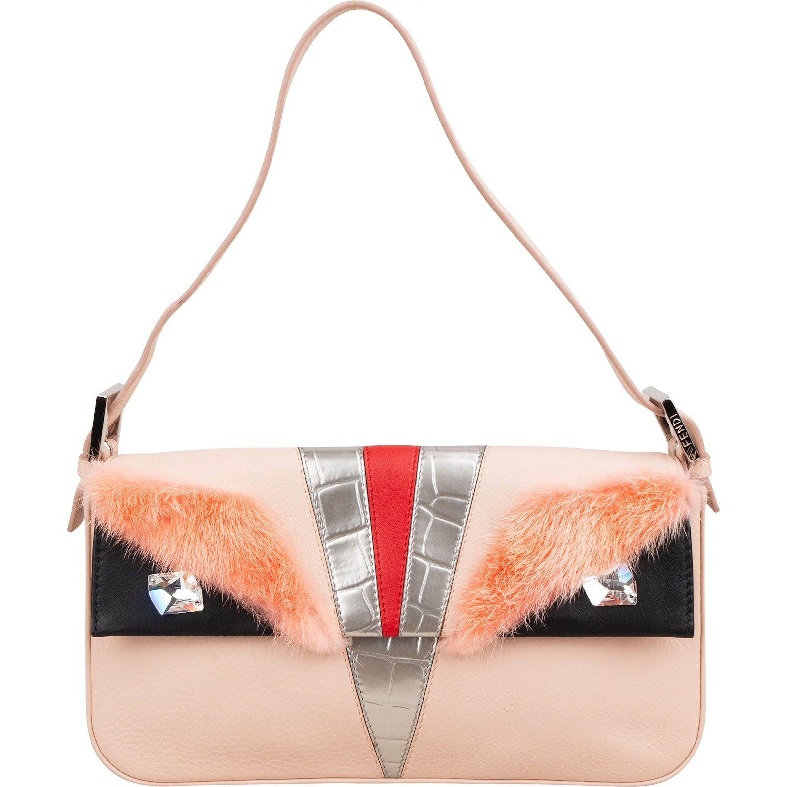 Fendi – Fur Monster Baguette-schoudertas