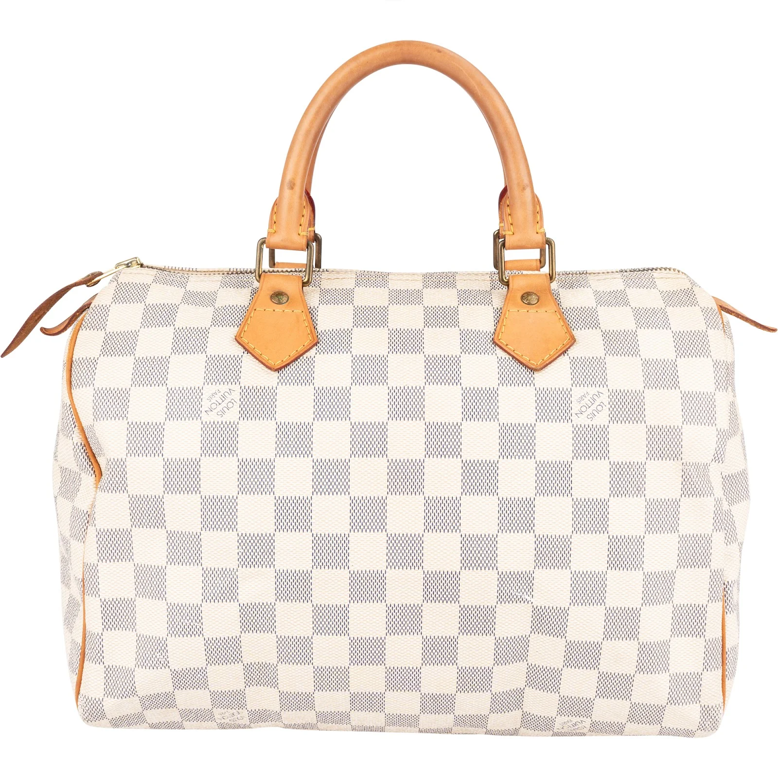 Louis Vuitton Damier Azur Monogram Speedy 30 Boston Bag