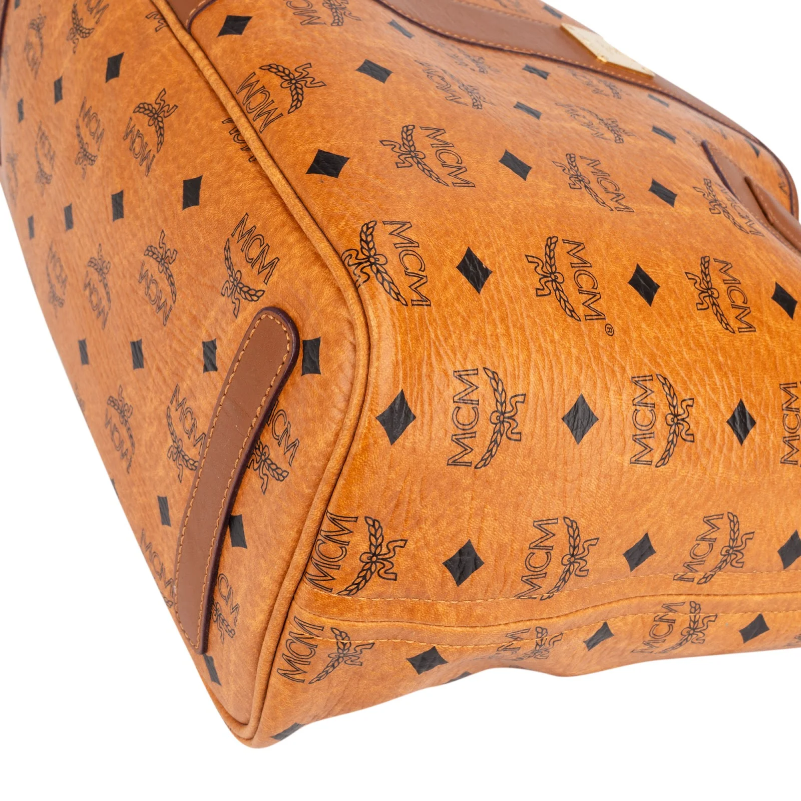 MCM Monogram Visetos Liz Shopper Shoulder Bag