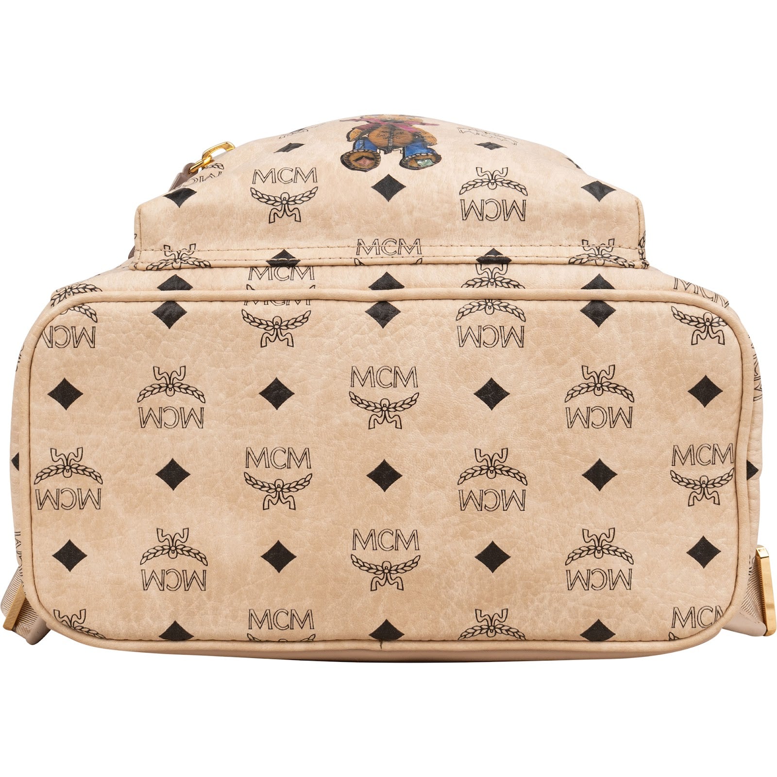 MCM Monogram Visetos Zoo Rabbit Small Stark Backpack