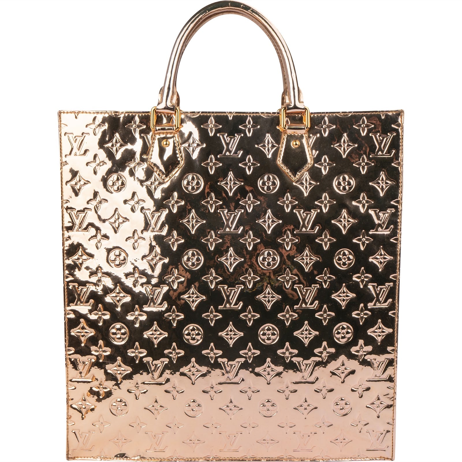 Louis Vuitton Limited Monogram Miroir Metallic Sac Plat