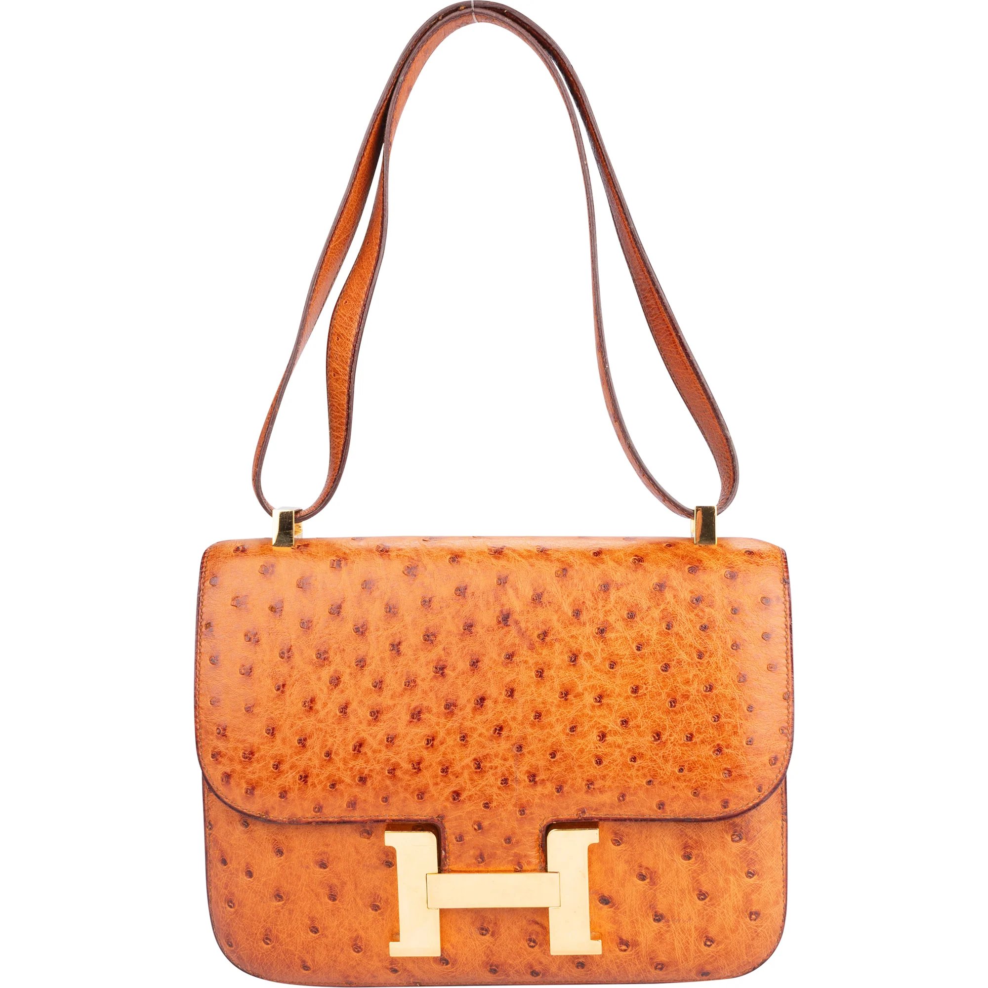 Hermes Ostrich Constance 23 Shoulder Bag