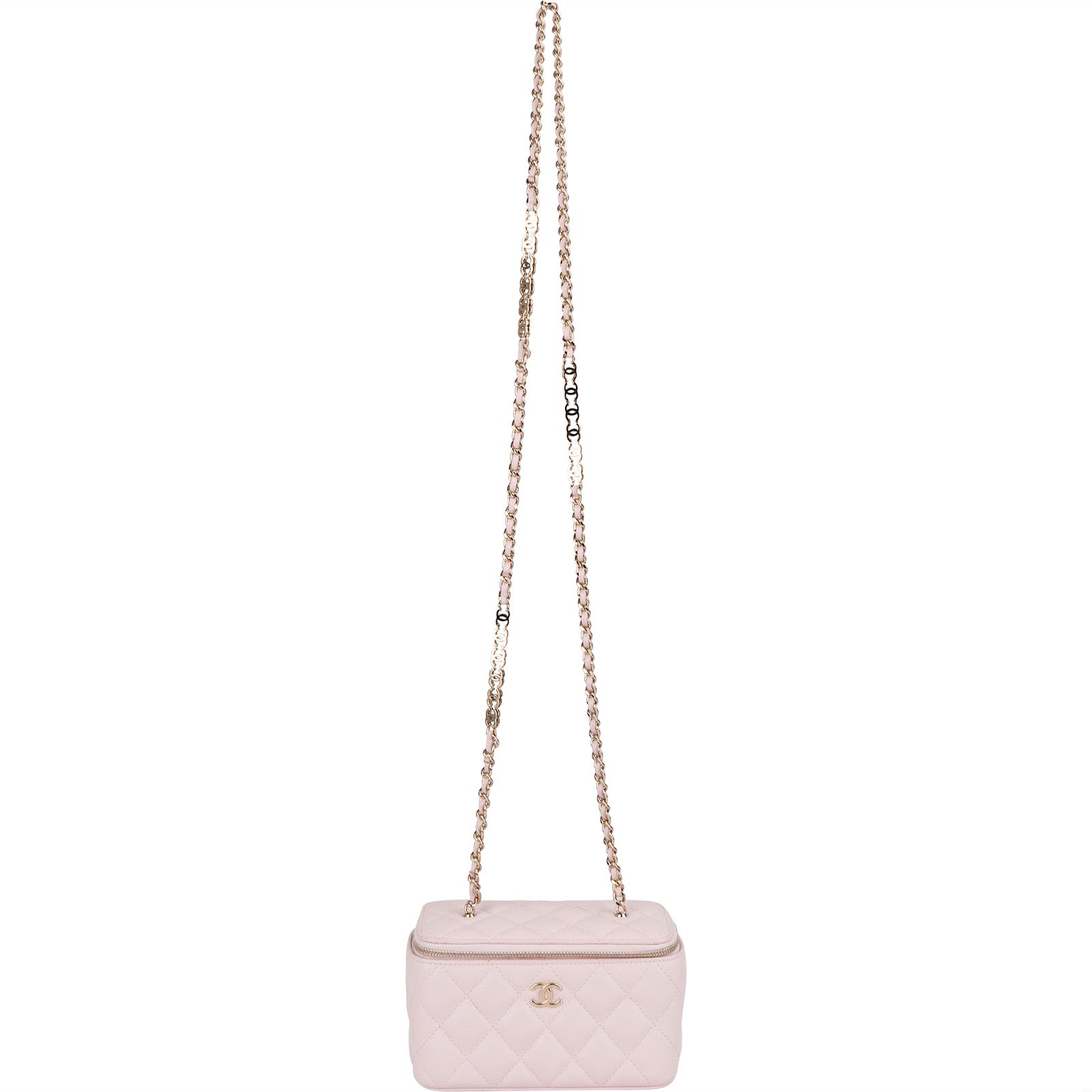 Chanel - Pink Vanity Case Crossbody Bag