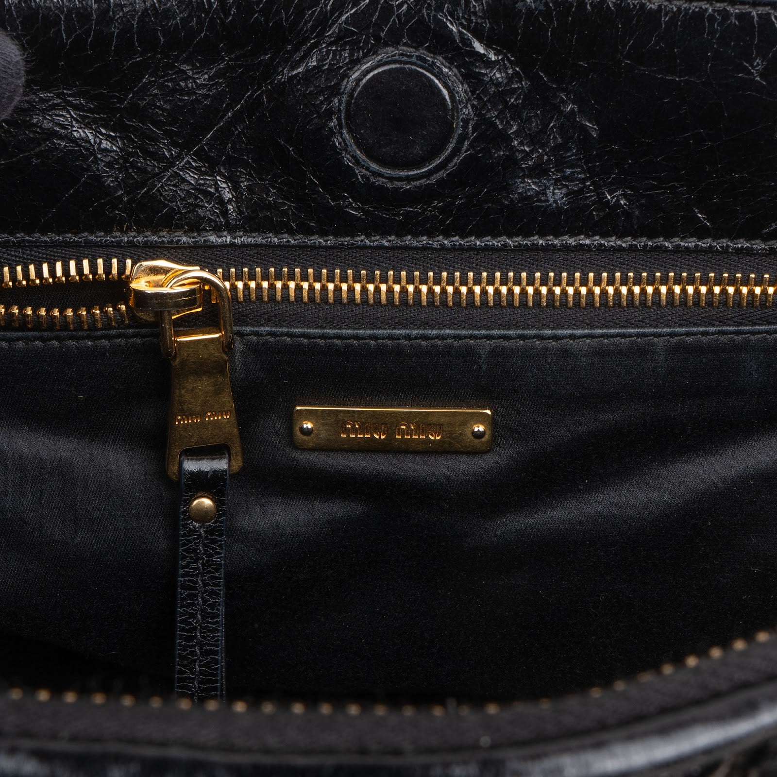 Miu Miu Matelassé Vitello Lux Bow Handbag
