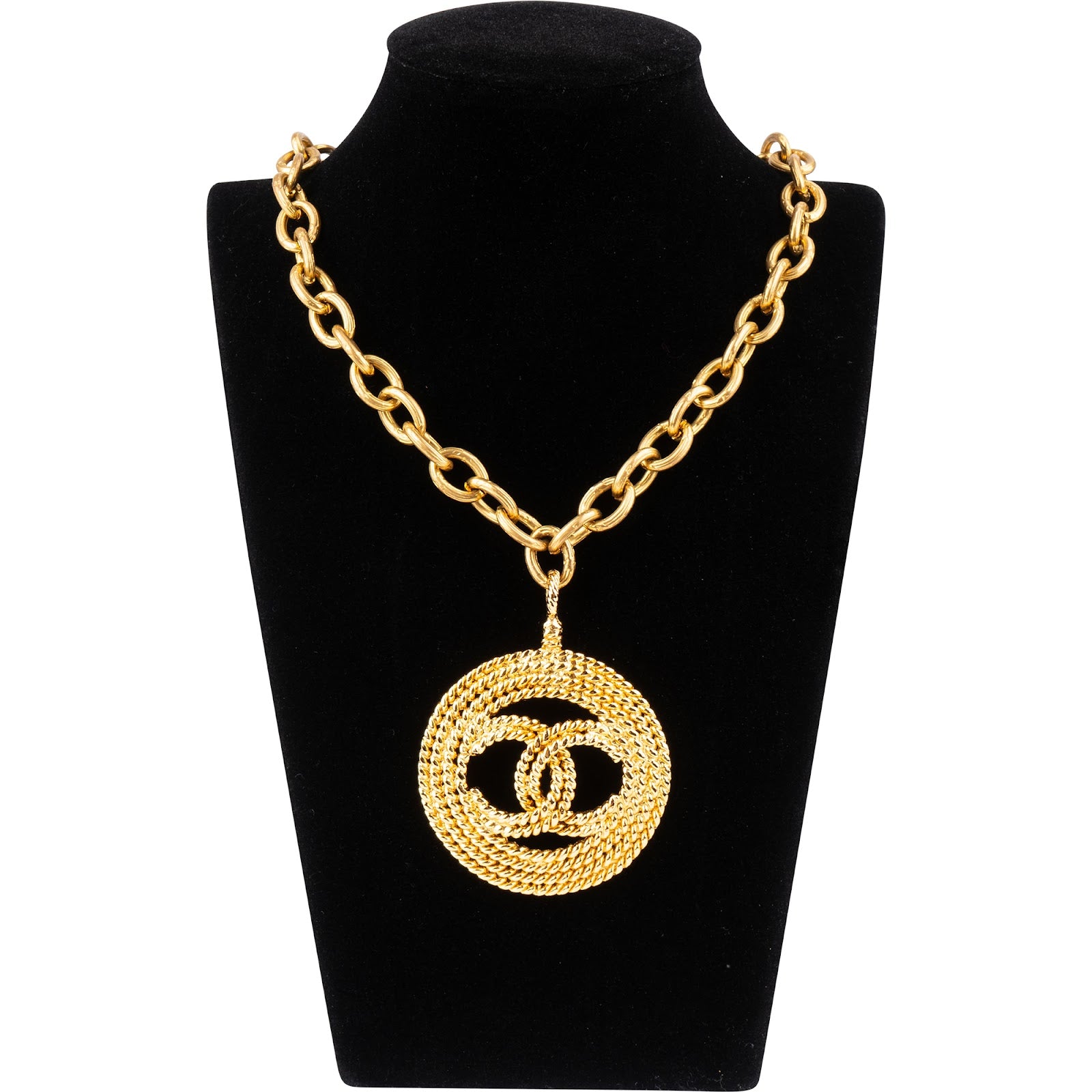 Chanel - CC Rope Medallion Necklace