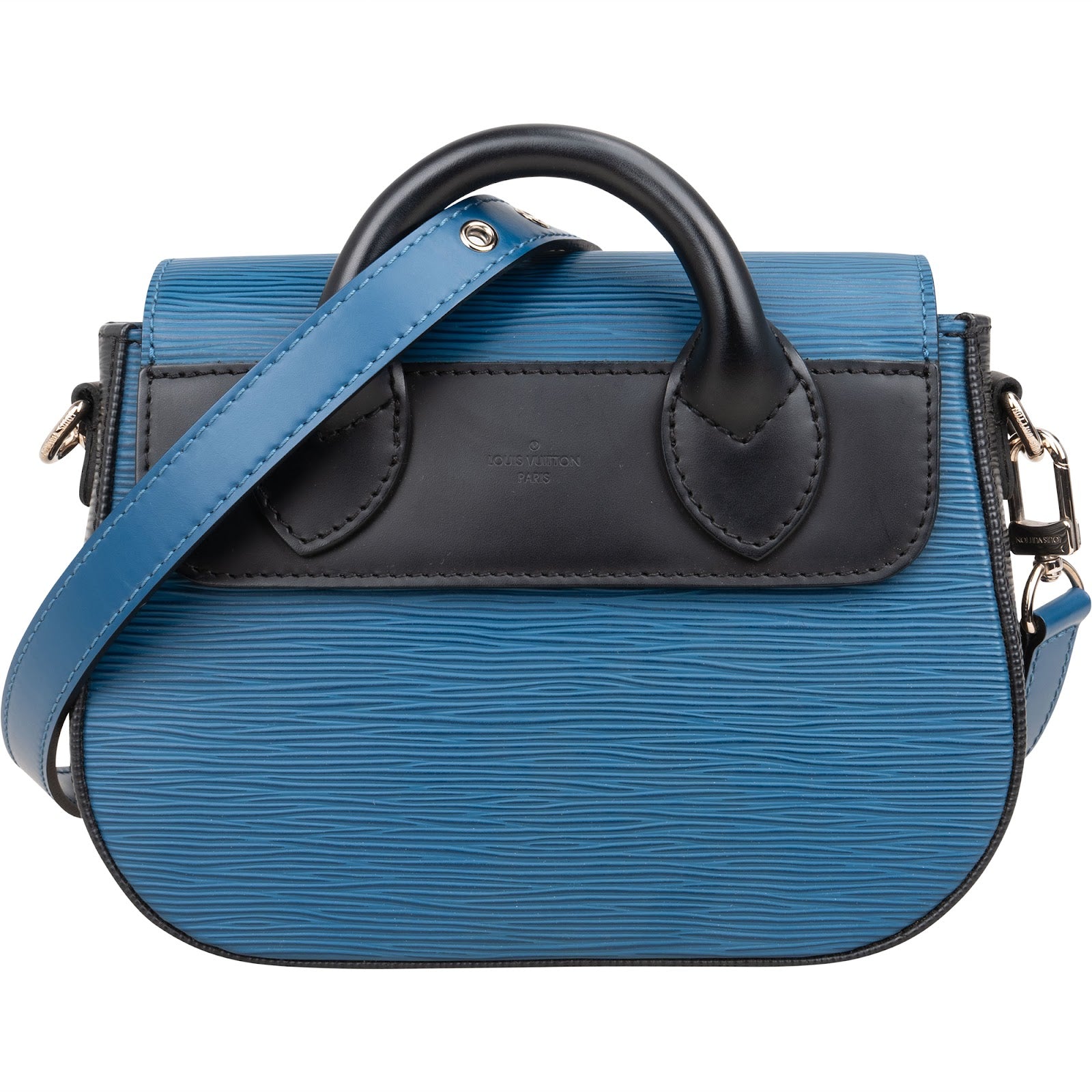 Louis Vuitton Blue Epi Leather Eden PM Crossbody Handbag