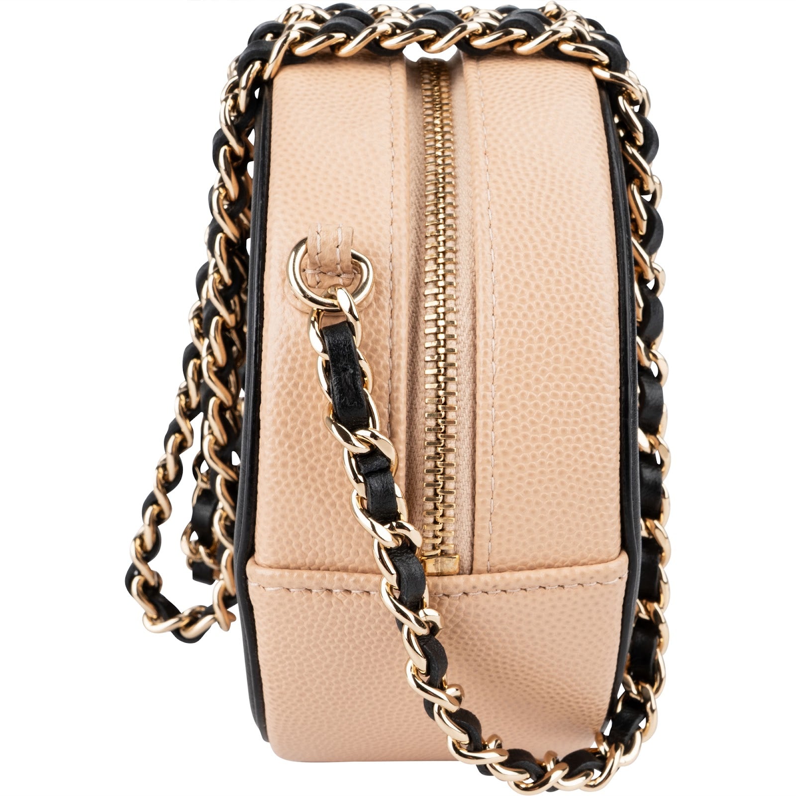 Chanel - CC Filigree Round Crossbody Bag