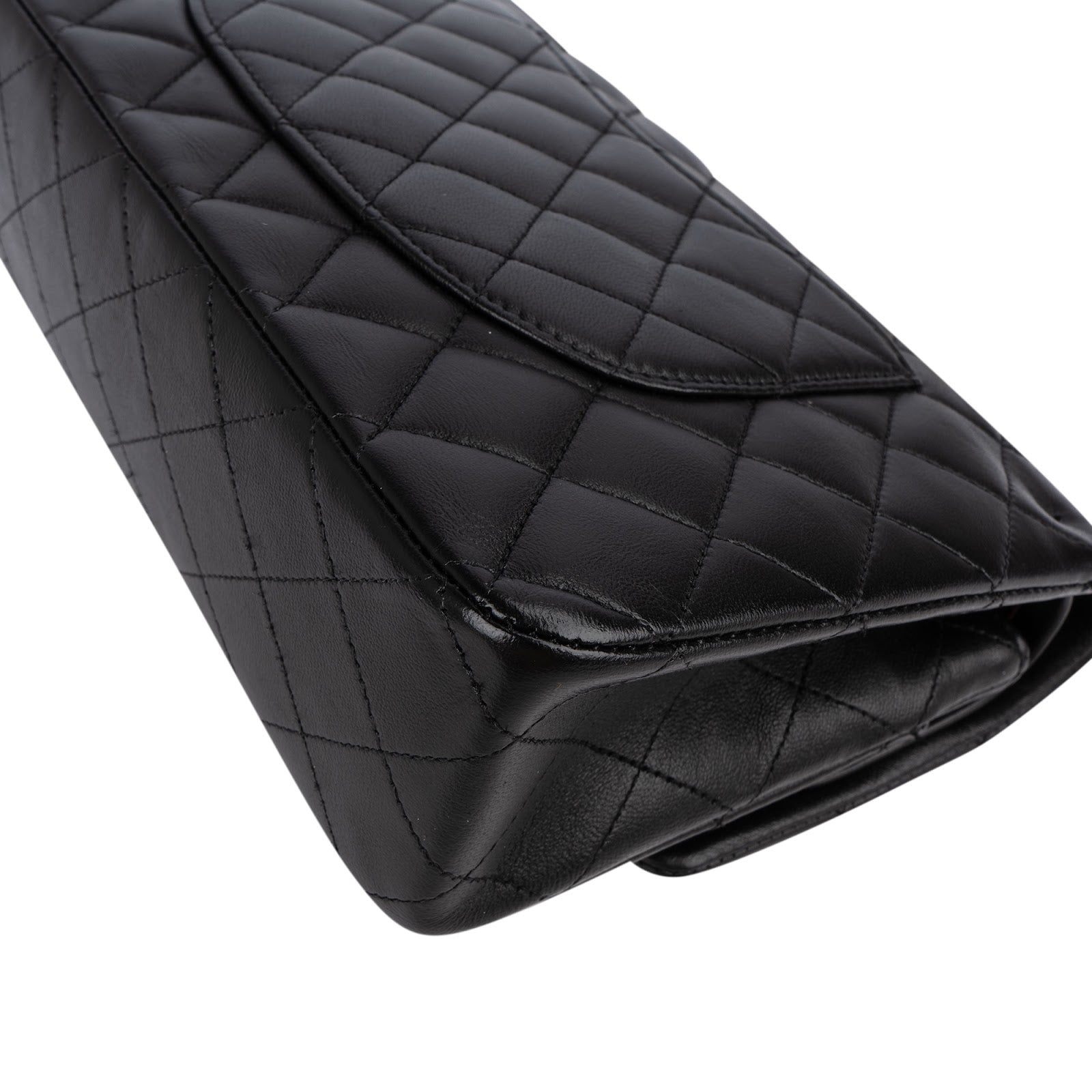 Chanel Quilted Lambskin Medium Double Flap Shoulder Bag