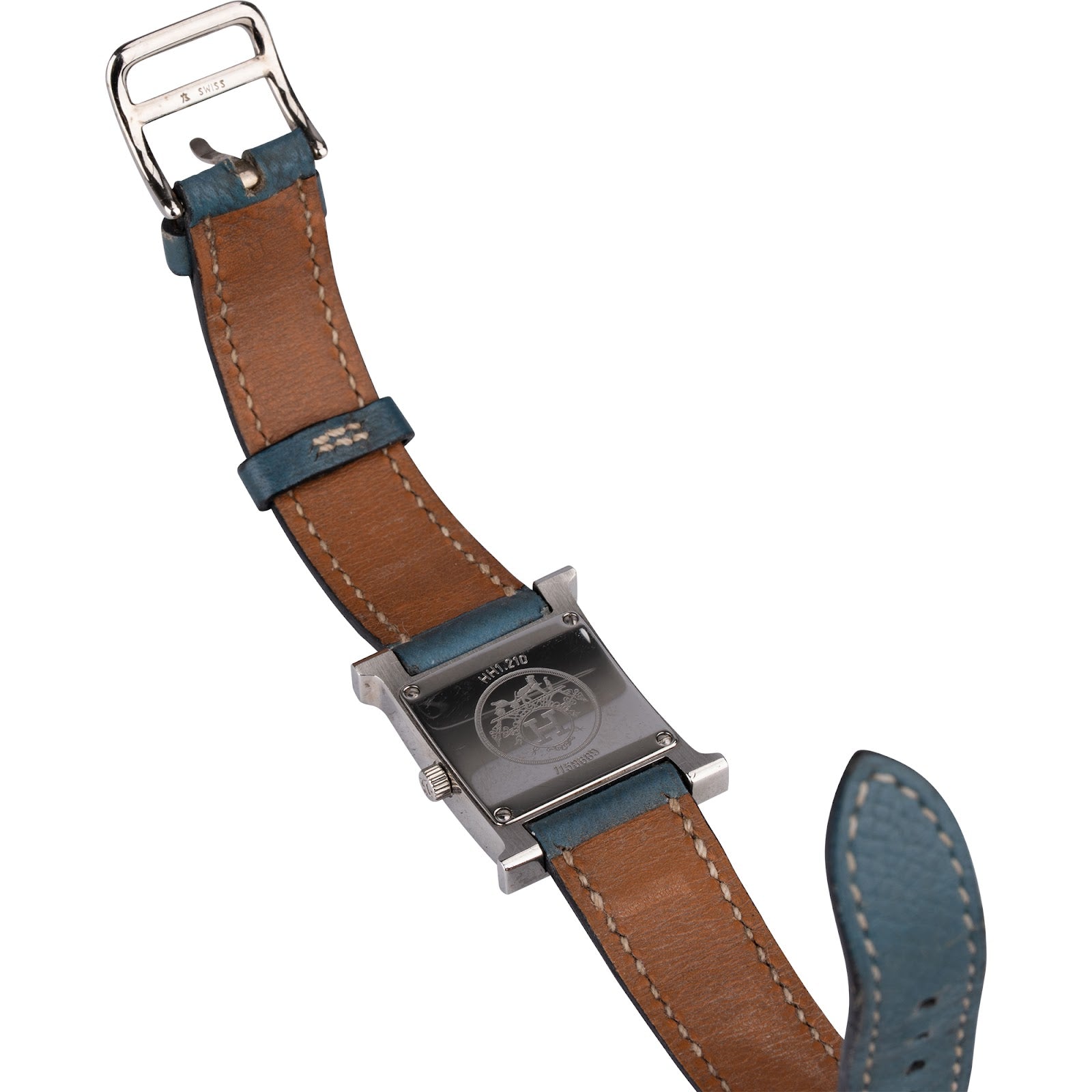 Hermès Silver Tone Heure H HH1.210 Damenuhr