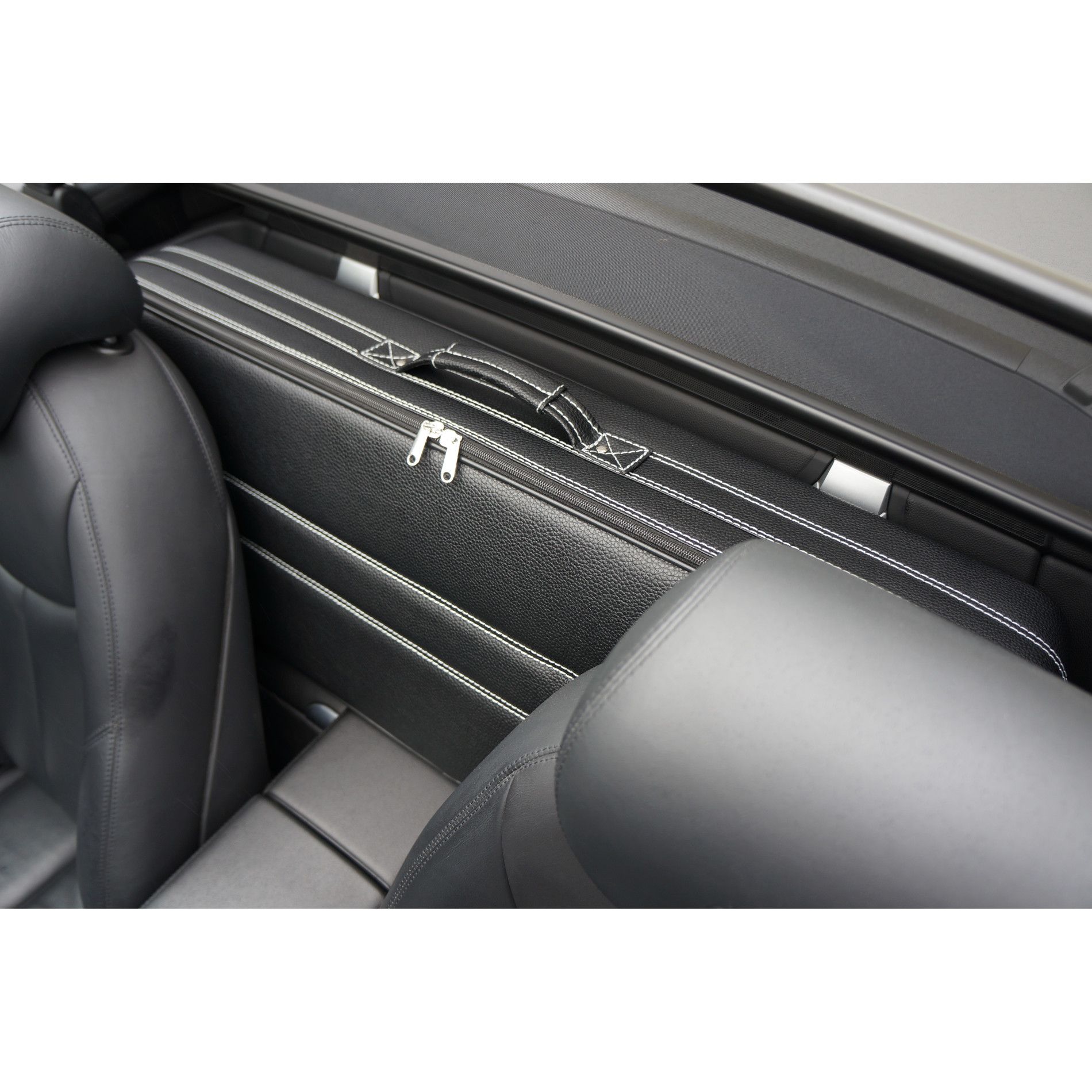 SL (R230+R231) (EU) Zusatzkoffer hinter Sitzen 1-tlg. - Echtleder