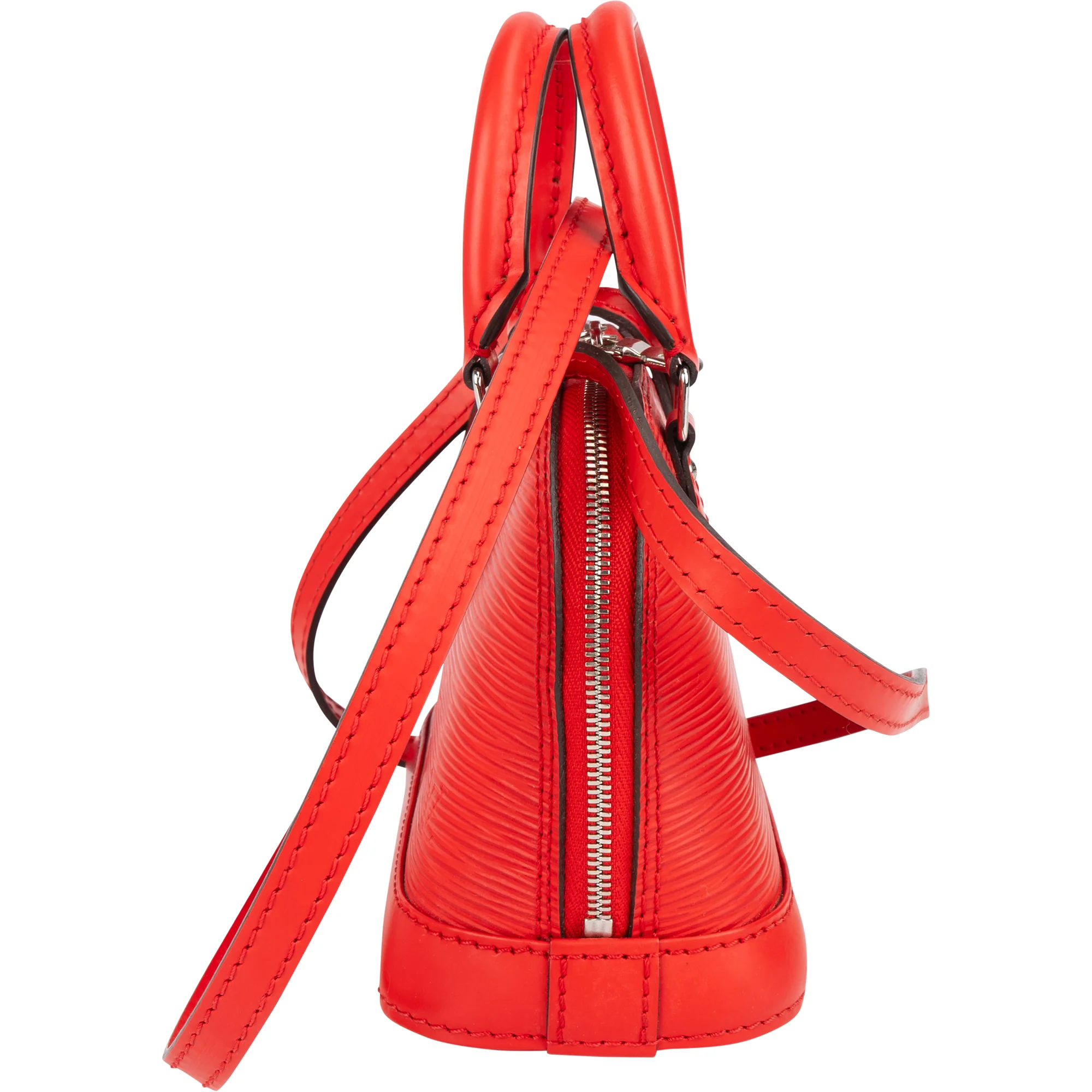 Louis Vuitton Red Epi Leather Nano Alma BB Crossbody Bag