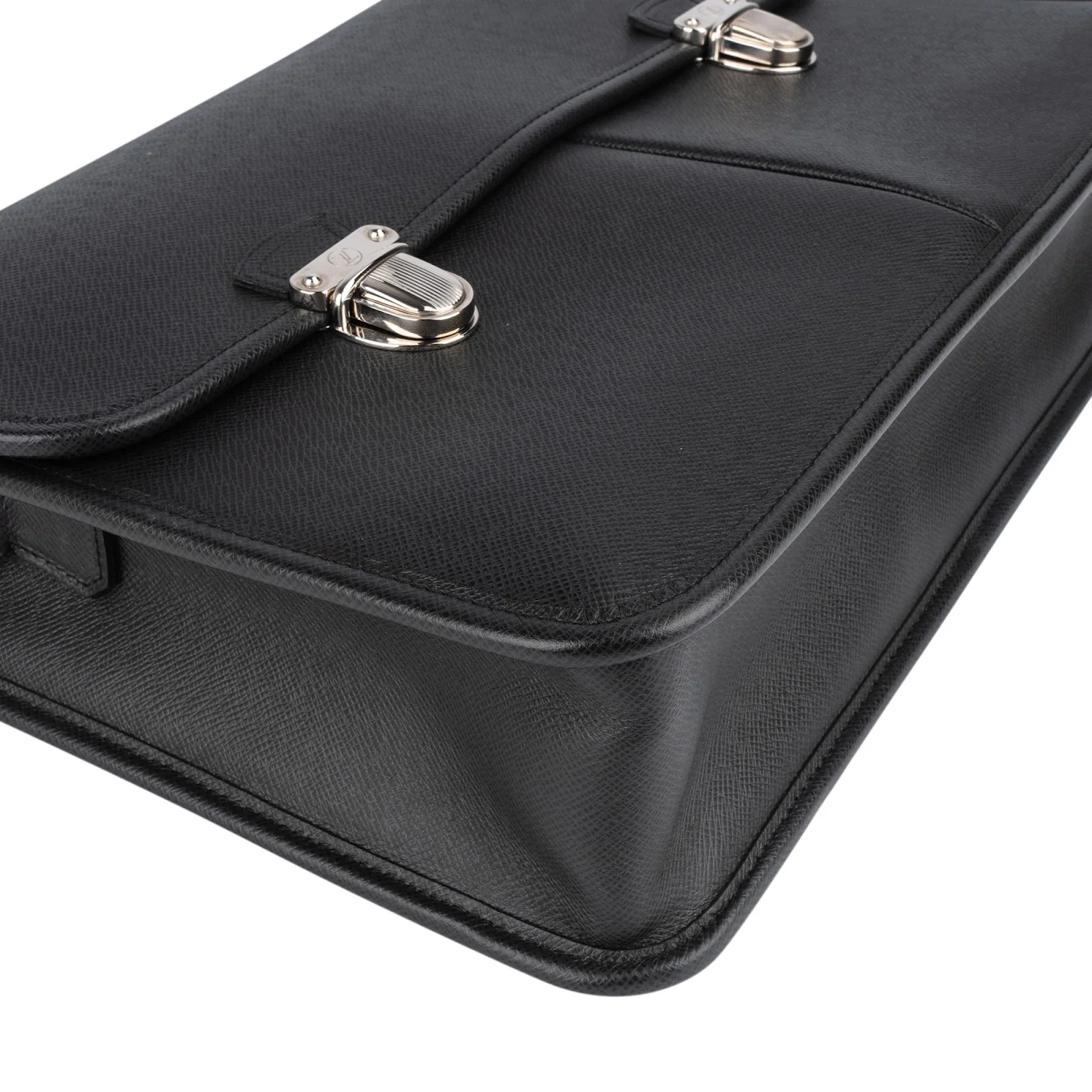 Louis Vuitton Noir Taiga Leather Alexei Anton Business Tasche