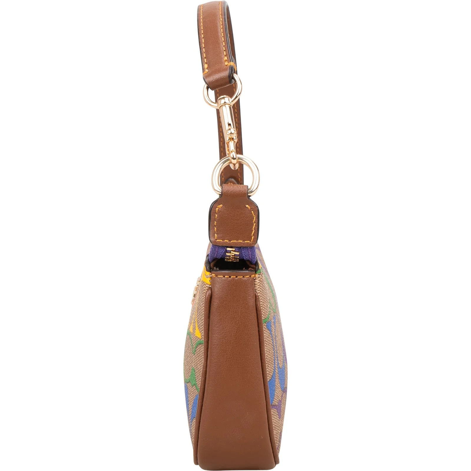 Coach Monogram Signature Canvas Rainbow Nolita 15 Handbag