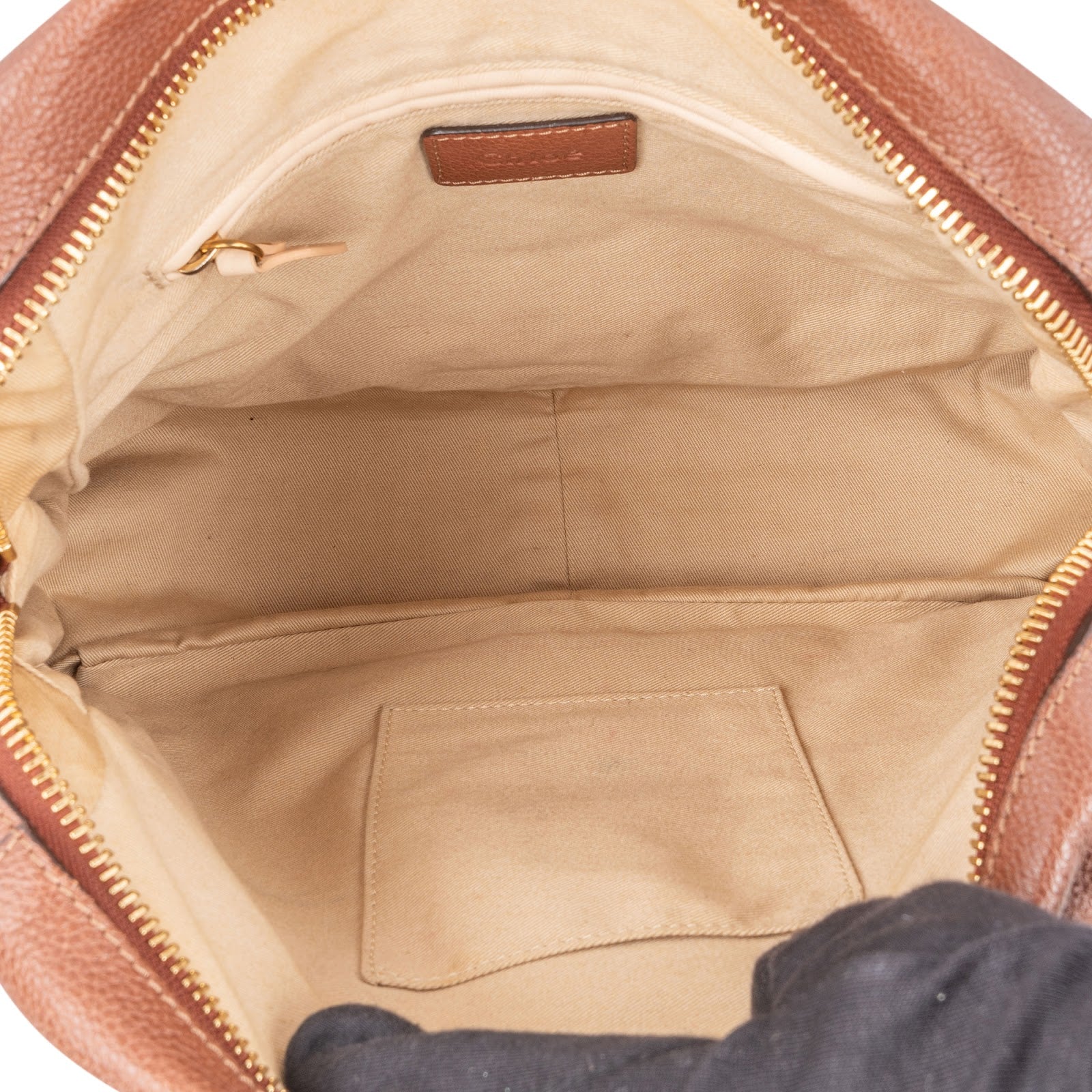 Chloé Grained Leather Paraty Shoulder Handbag