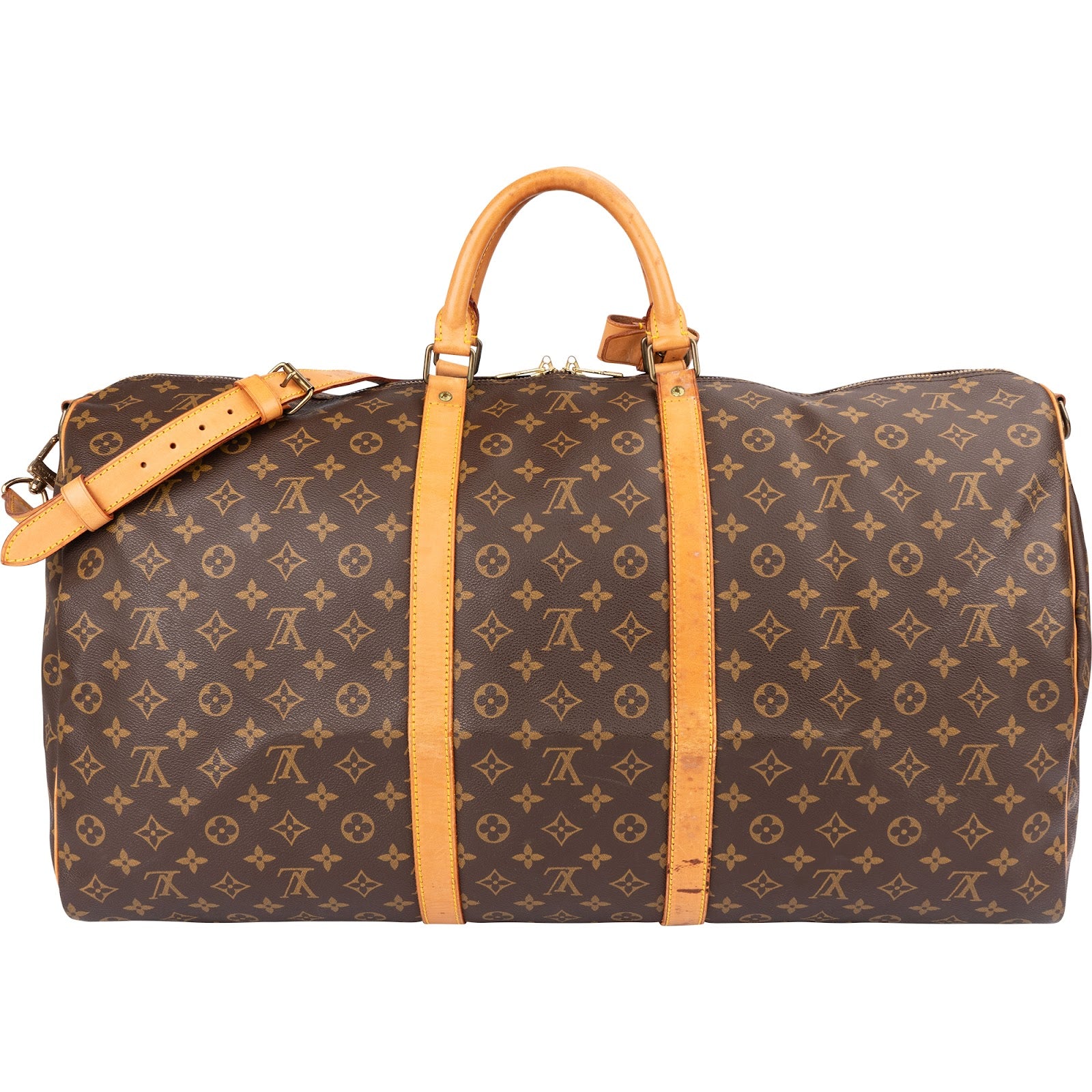 Louis Vuitton Monogram Canvas Keepall 60 Bandoulière Reisetasche