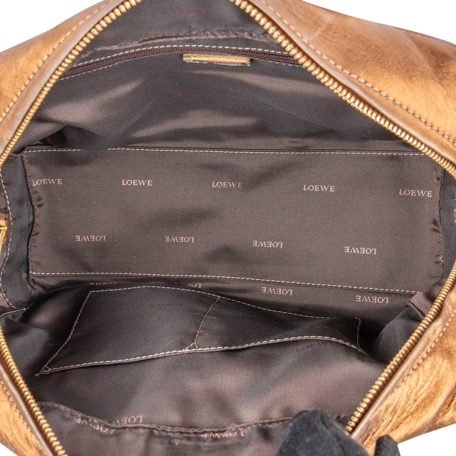 Loewe Metallic Leather Amazona 28 Handbag