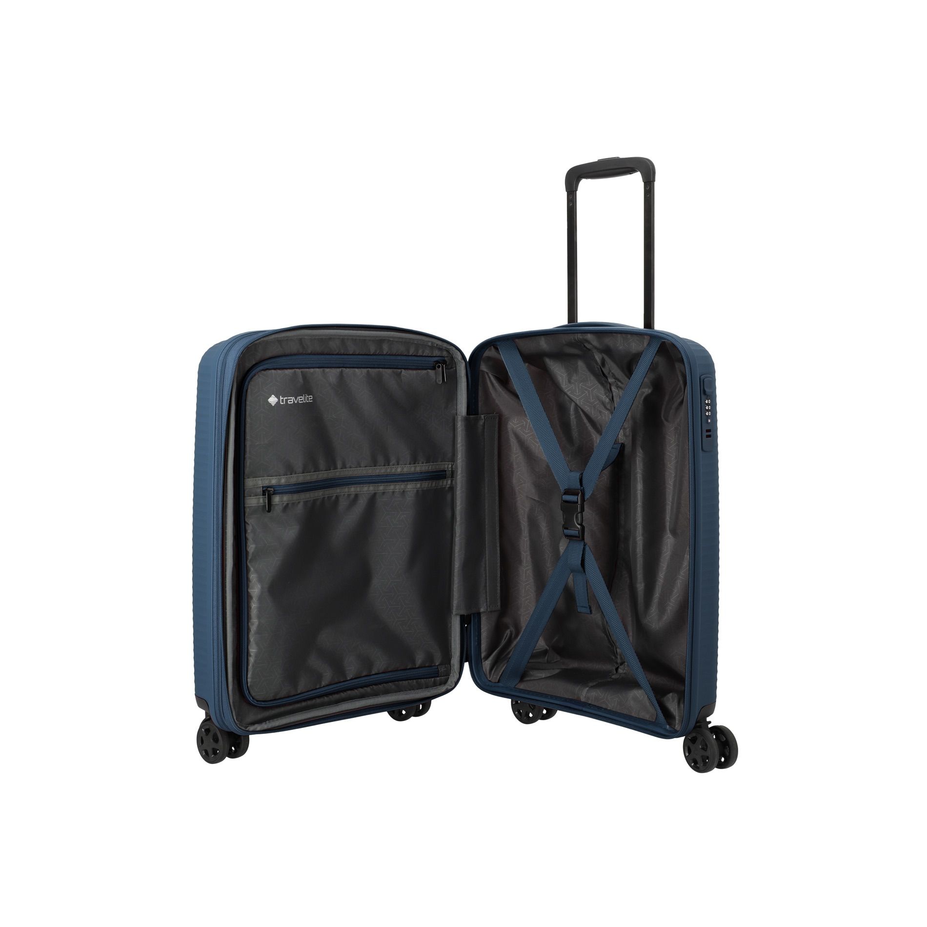 AIR STRIPE Kabinengepäck S (55 cm) erweiterbar - Navy
