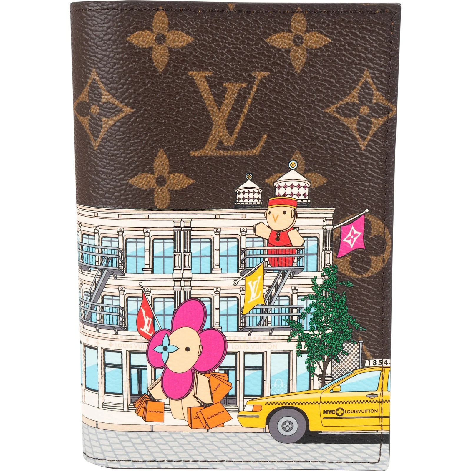 Louis Vuitton Limited Monogram Canvas Vivienne Holiday NYC Passport Cover Wallet