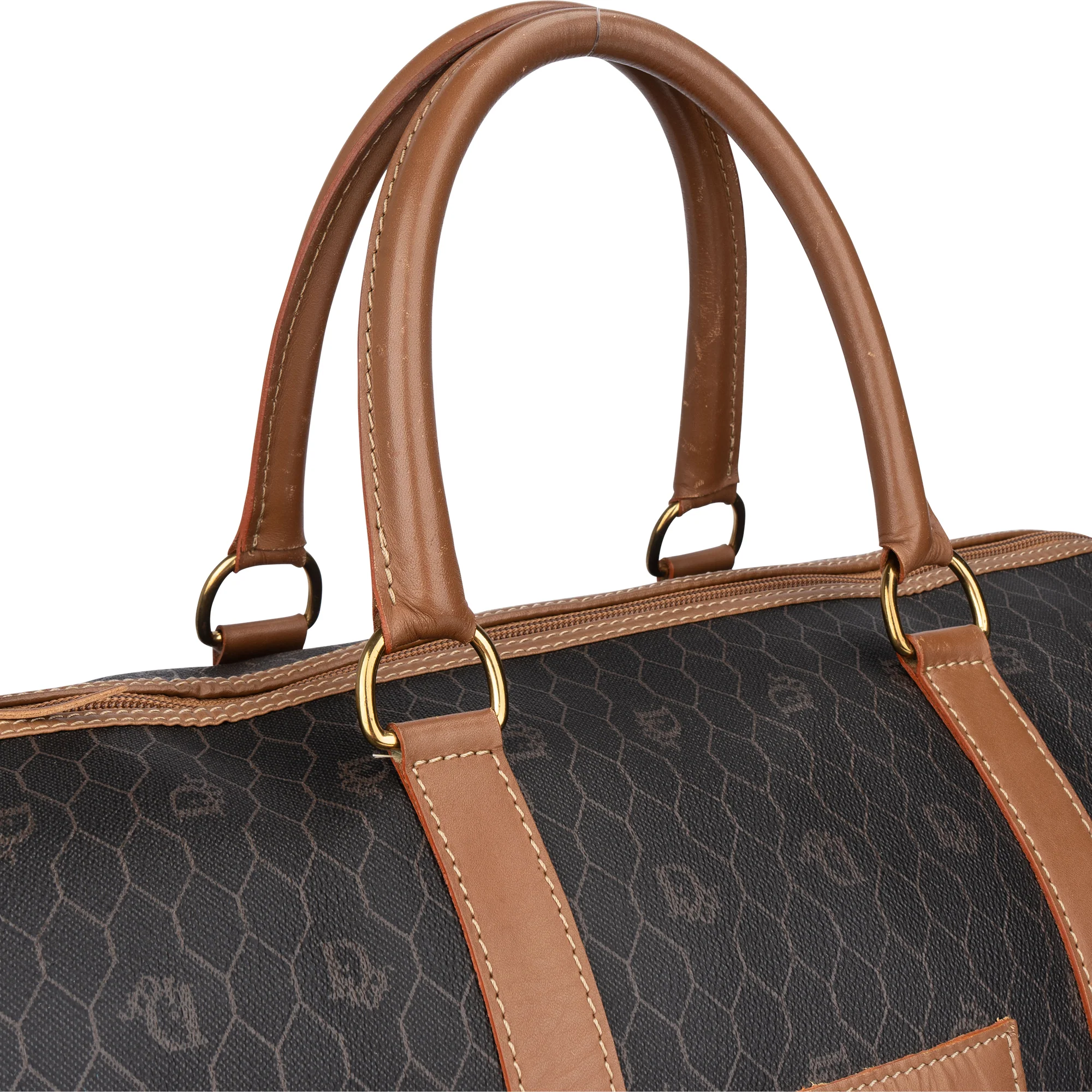 Christian Dior Honeycomb Monogram Duffle Bag 45