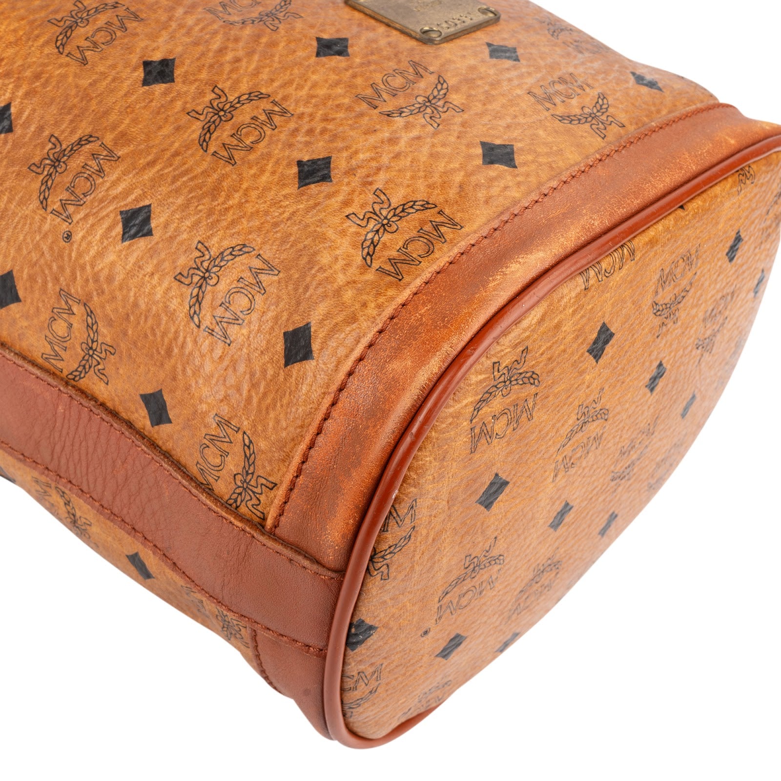 MCM Monogram Visetos Drawstring Bucket
