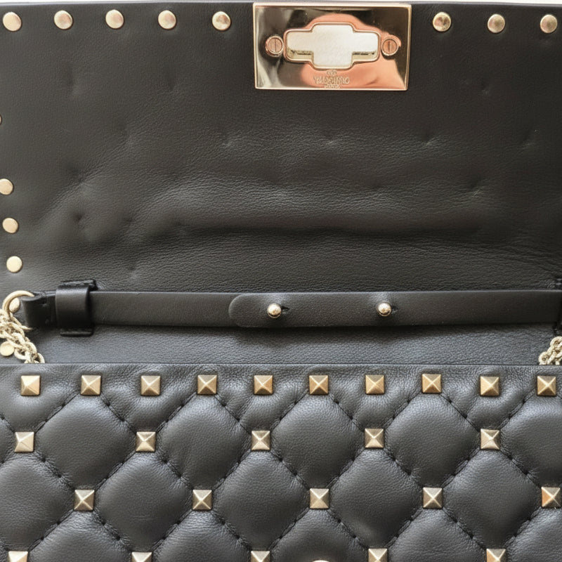 Valentino Garavani -  Rockstud Spike Chain Crossbody Bag